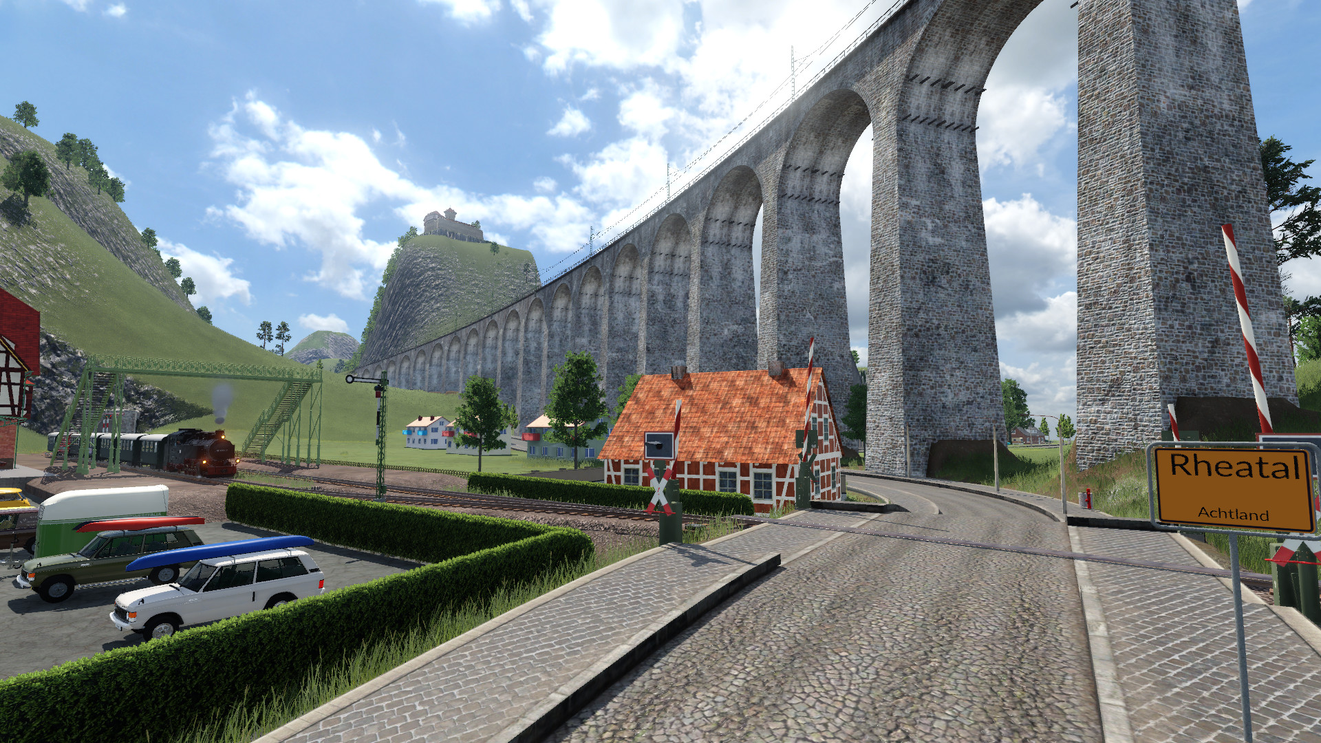 Rheatal mit Viadukt