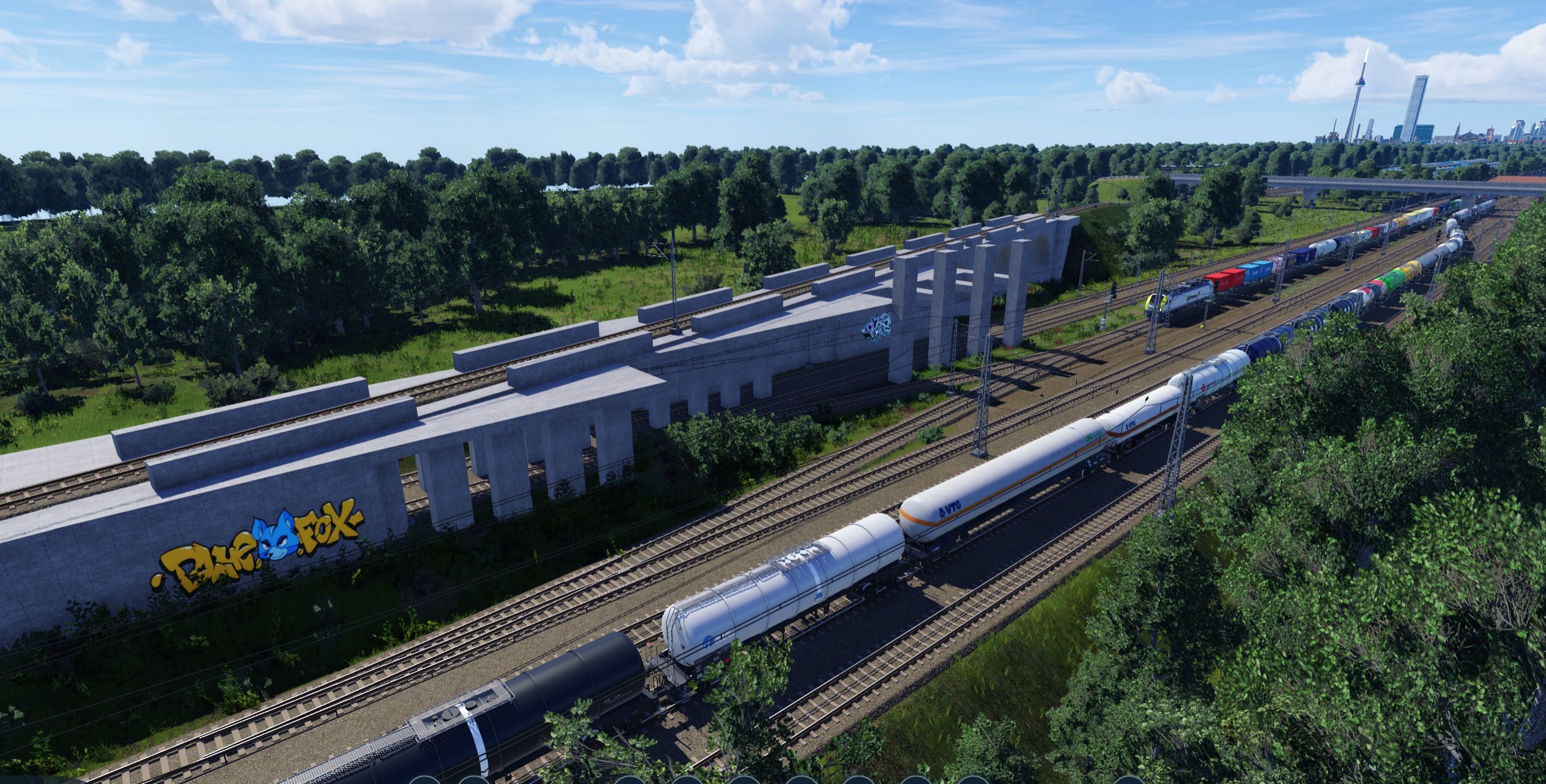 Selbstgebautes Überwerfungsbauwerk