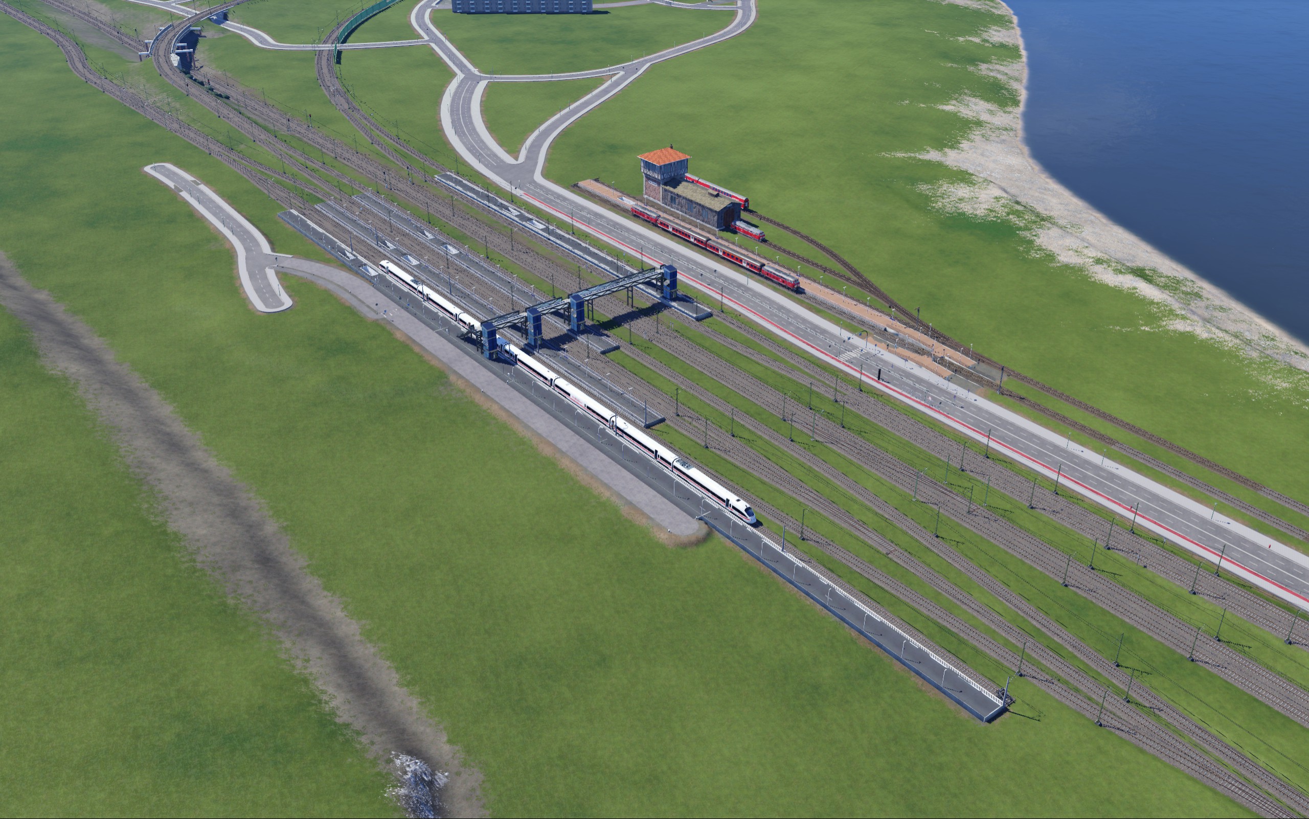 Ein Bild vom Hbf auf meiner ersten Schönbaukarte!