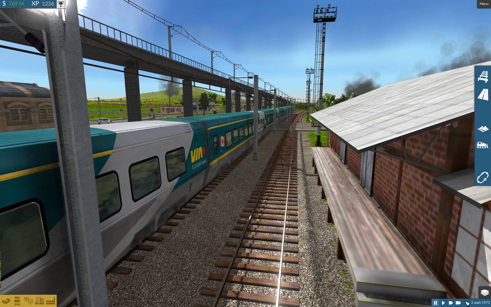 Railway light poles