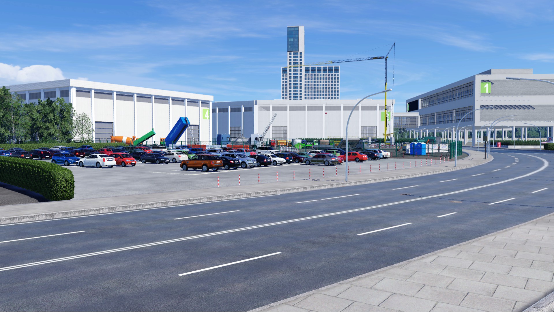 Parken an der Messe