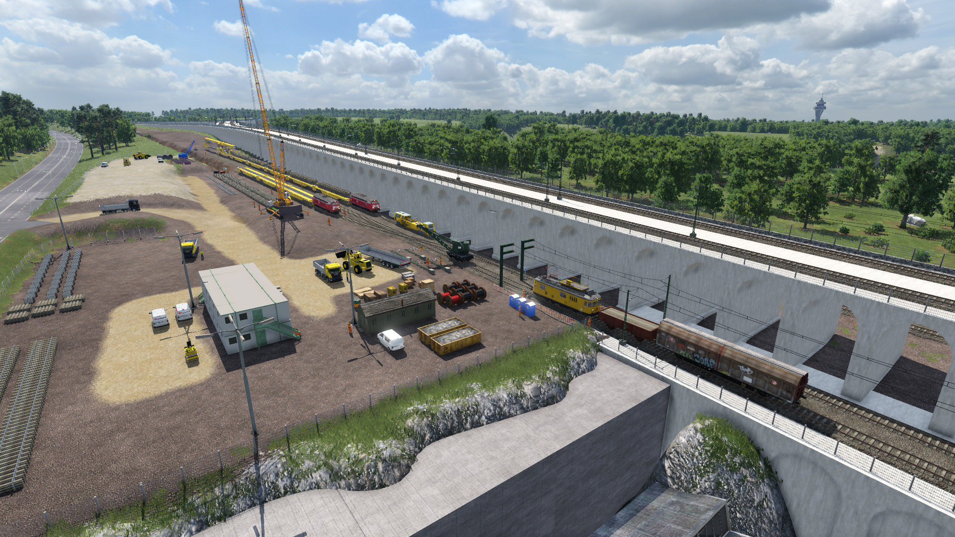 Gleisbaustelle