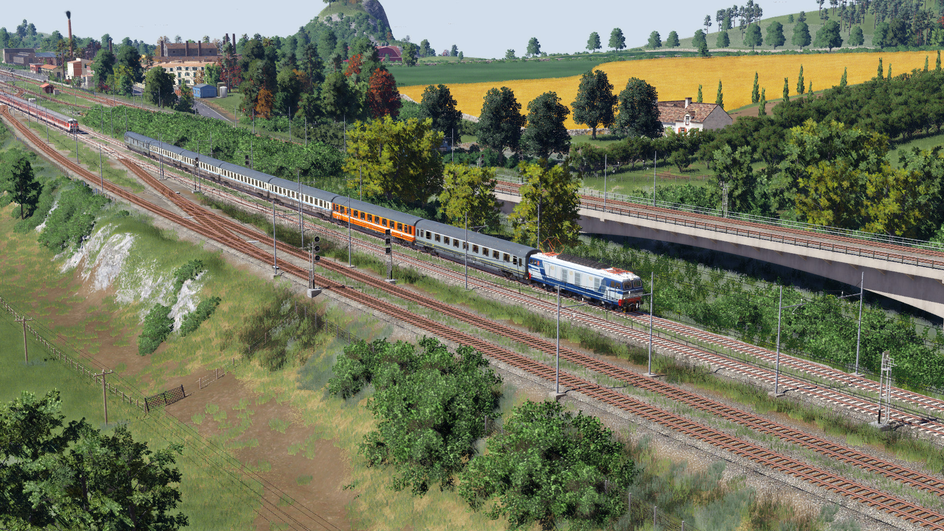 Intercity with Tiger locomotive