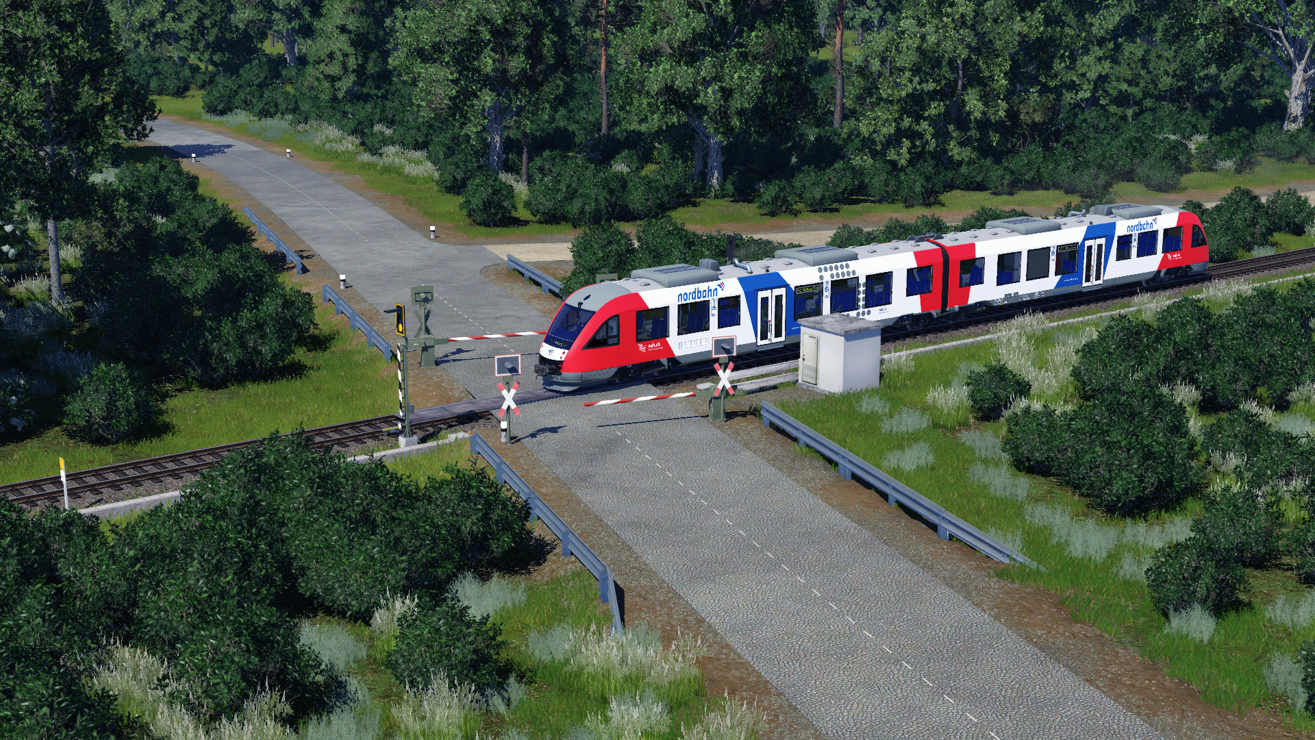 Schnapschuss am Bahnübergang