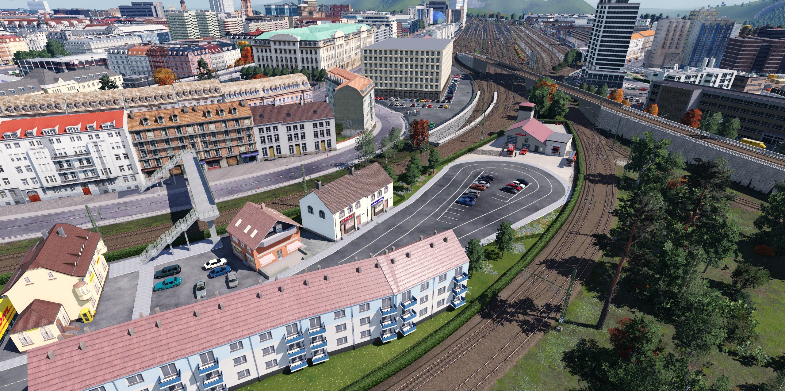 Einfahrt Mü-Ost vom Süd Bahnhof (Mü-Hbf)