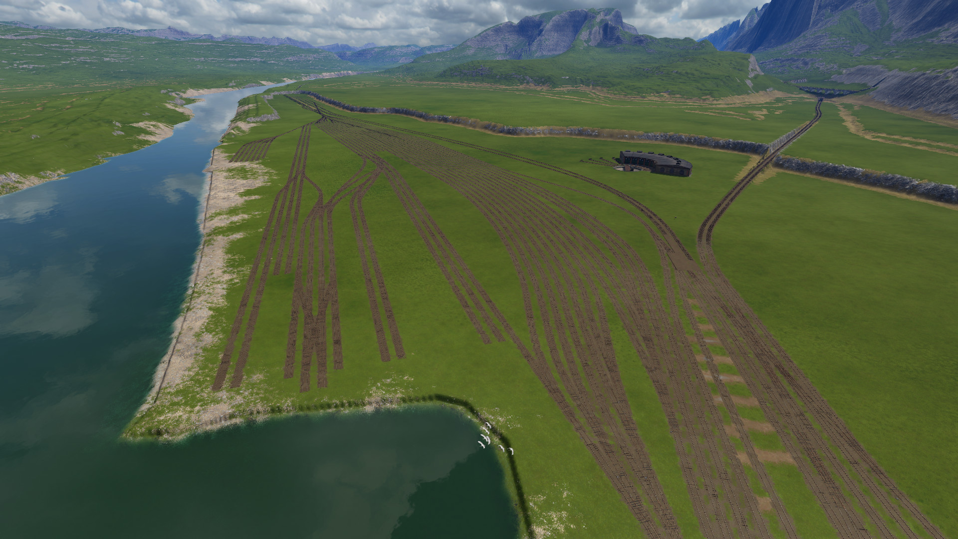 Hafen und Rangierbhf vom Bodensee ...