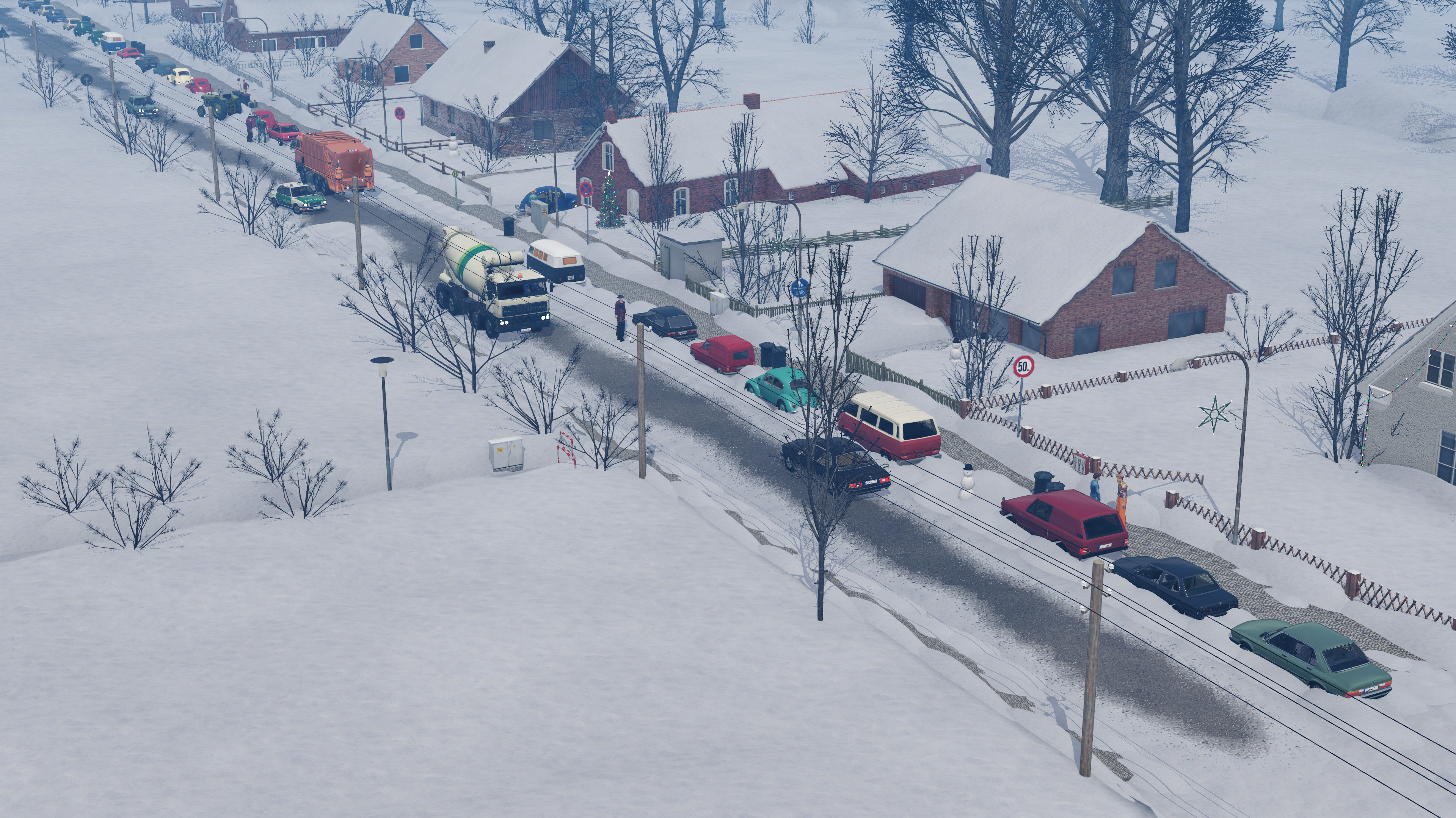 Kurz vor einem Schneechaos..