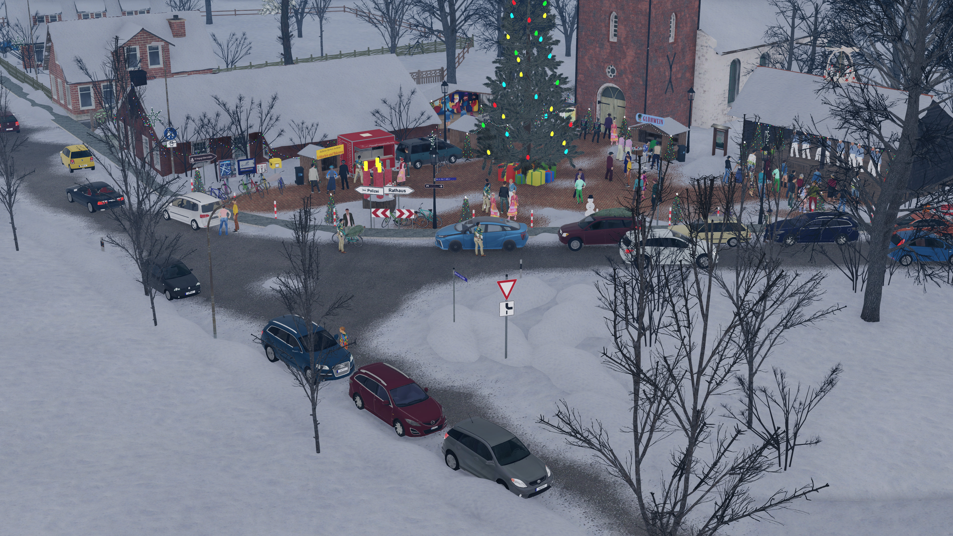 Bild zum 3. Advent 🕯️🕯️🕯️ : Dorf in Weihnachtsstimmung