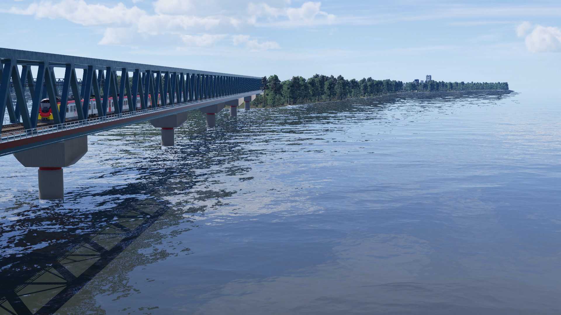 Brücke vor Blankenförde mit HLB 1440