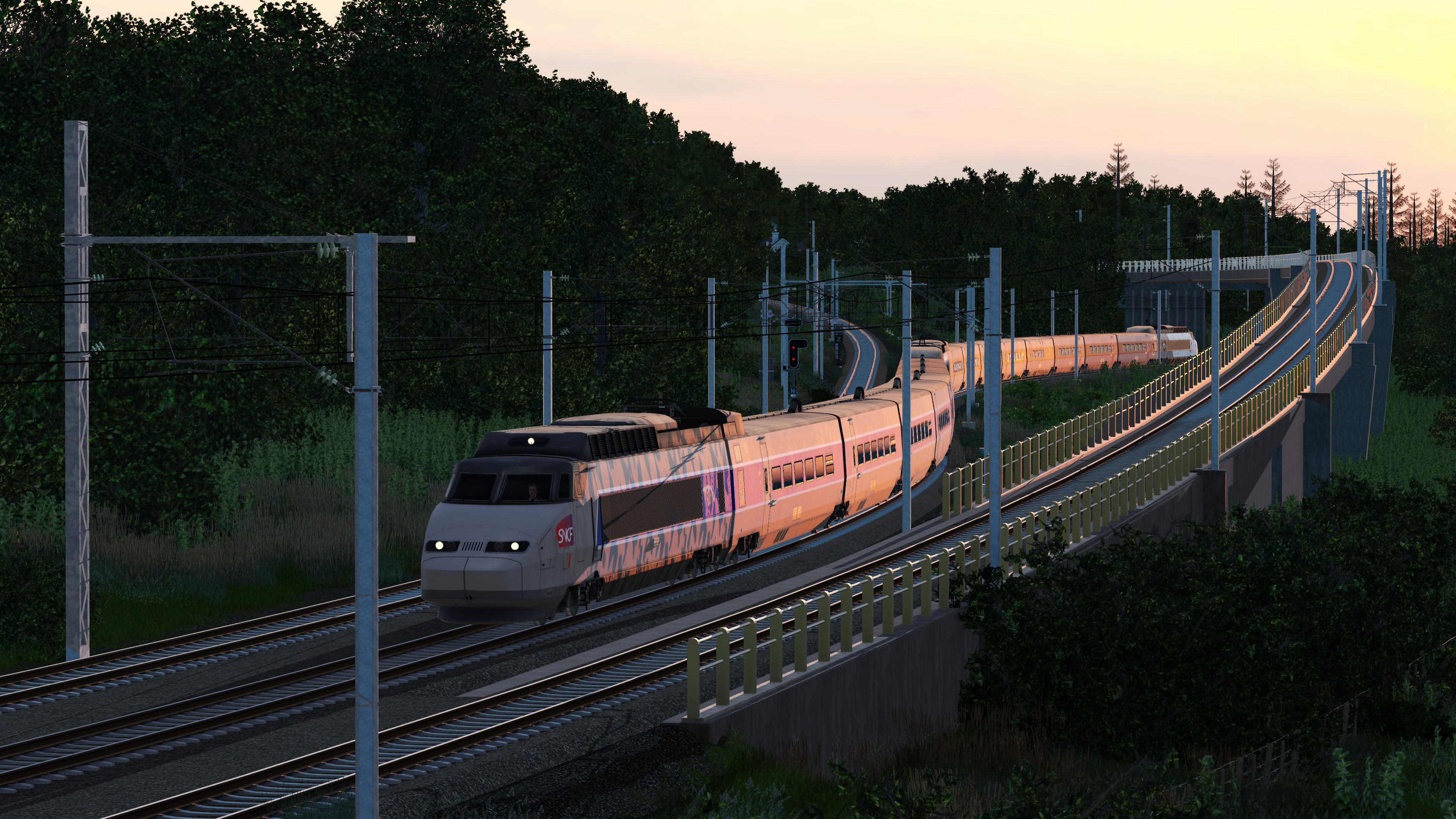 Train next to St-Androise 1