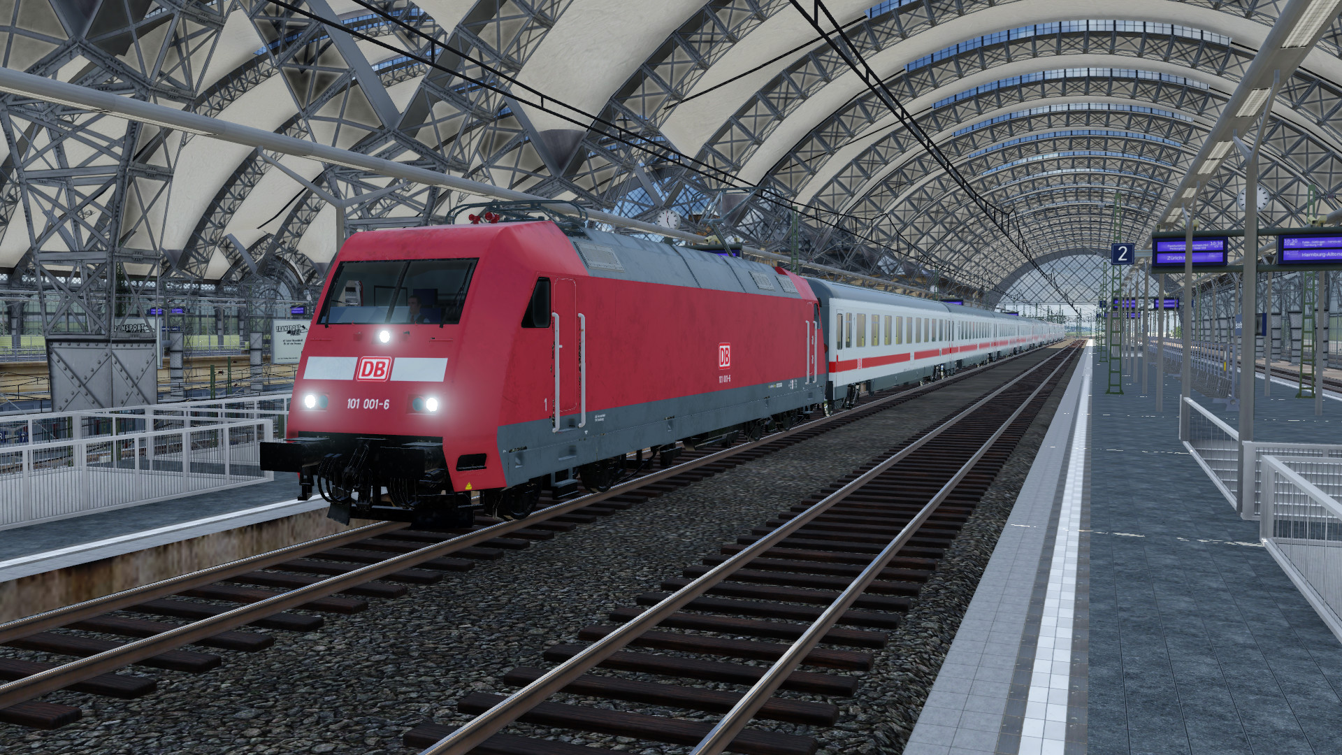 Erster IC im Dresdener HBF