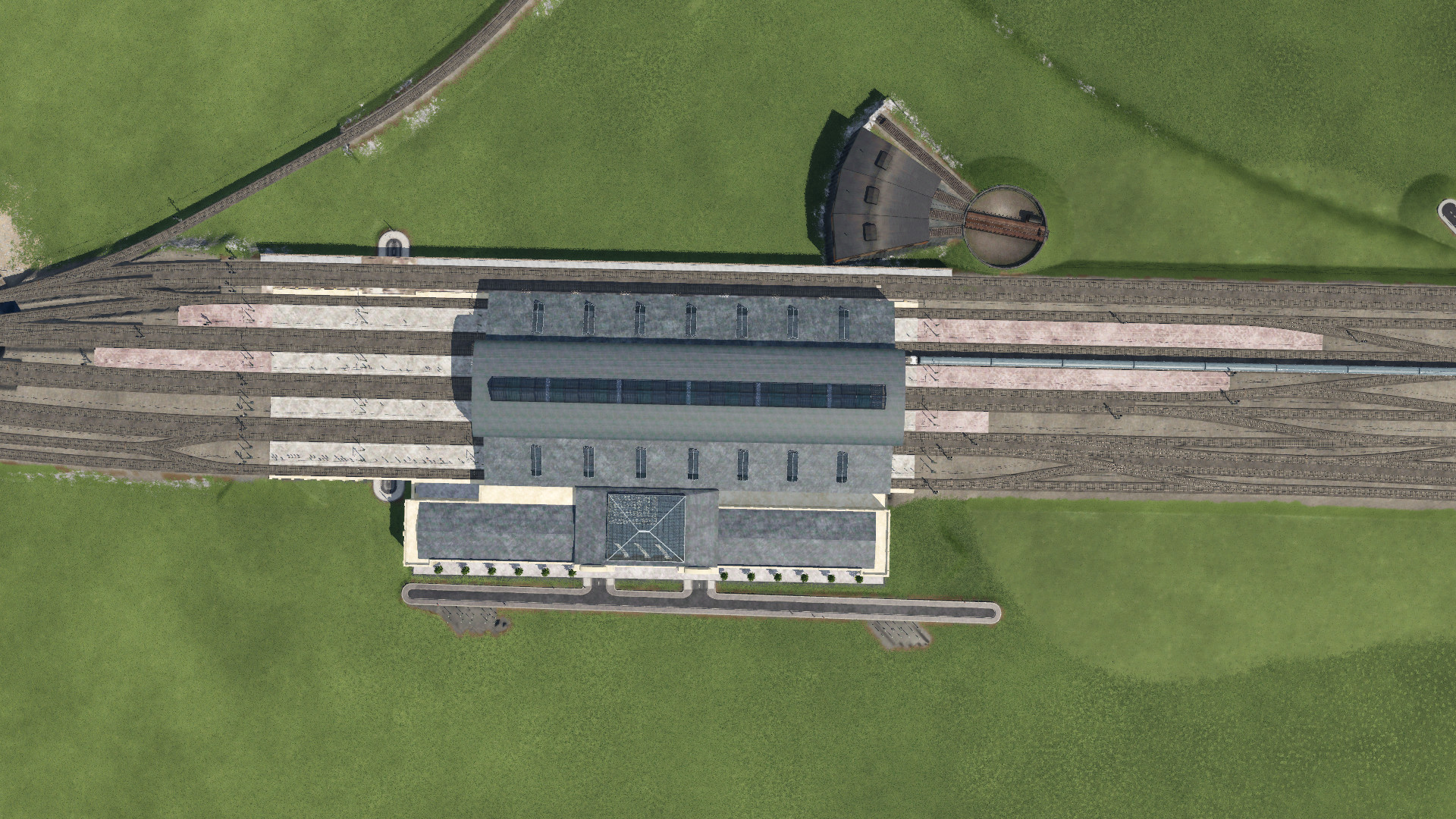 Dresden Neustadt Bahnhof von oben