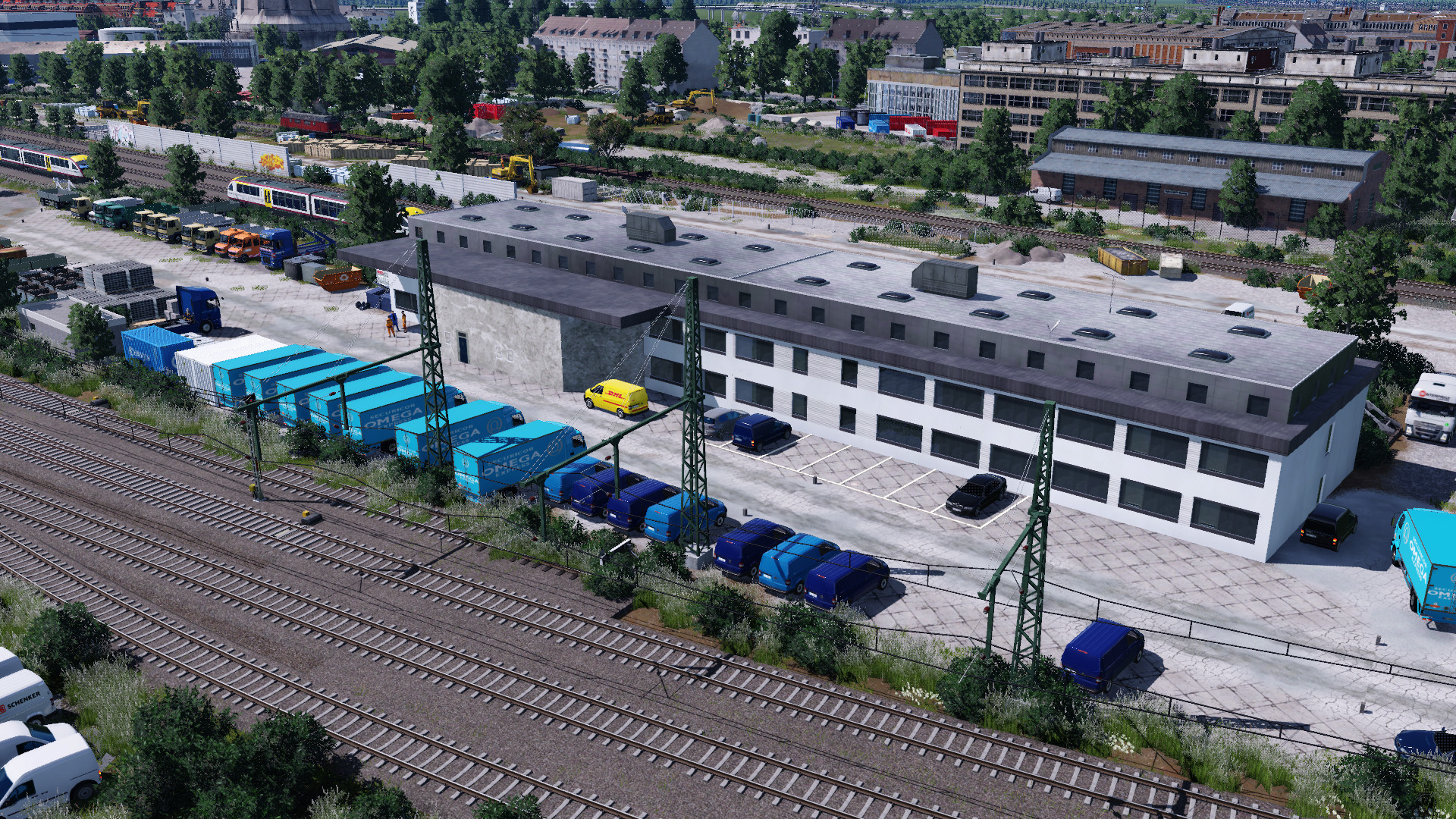 Industriegebiet am Betriebswerk