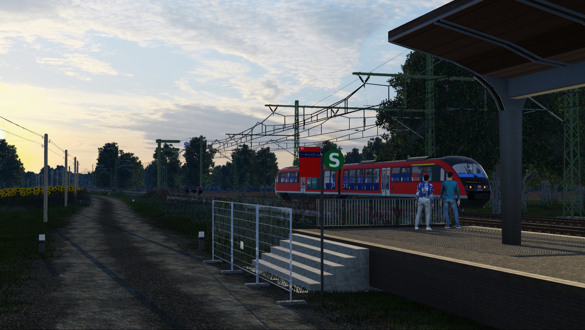 Die RB auf dem Weg nach Speelitz