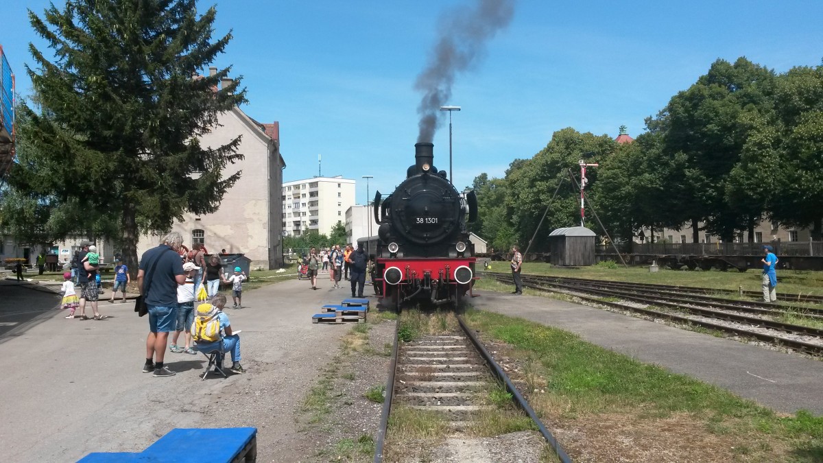 Dampftage im Bahnpark Augsburg mit Ammersee Dampfbahn BR38
