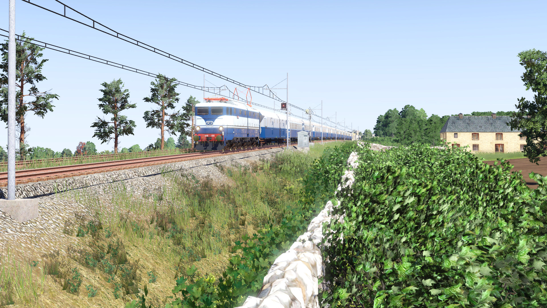 The blue train