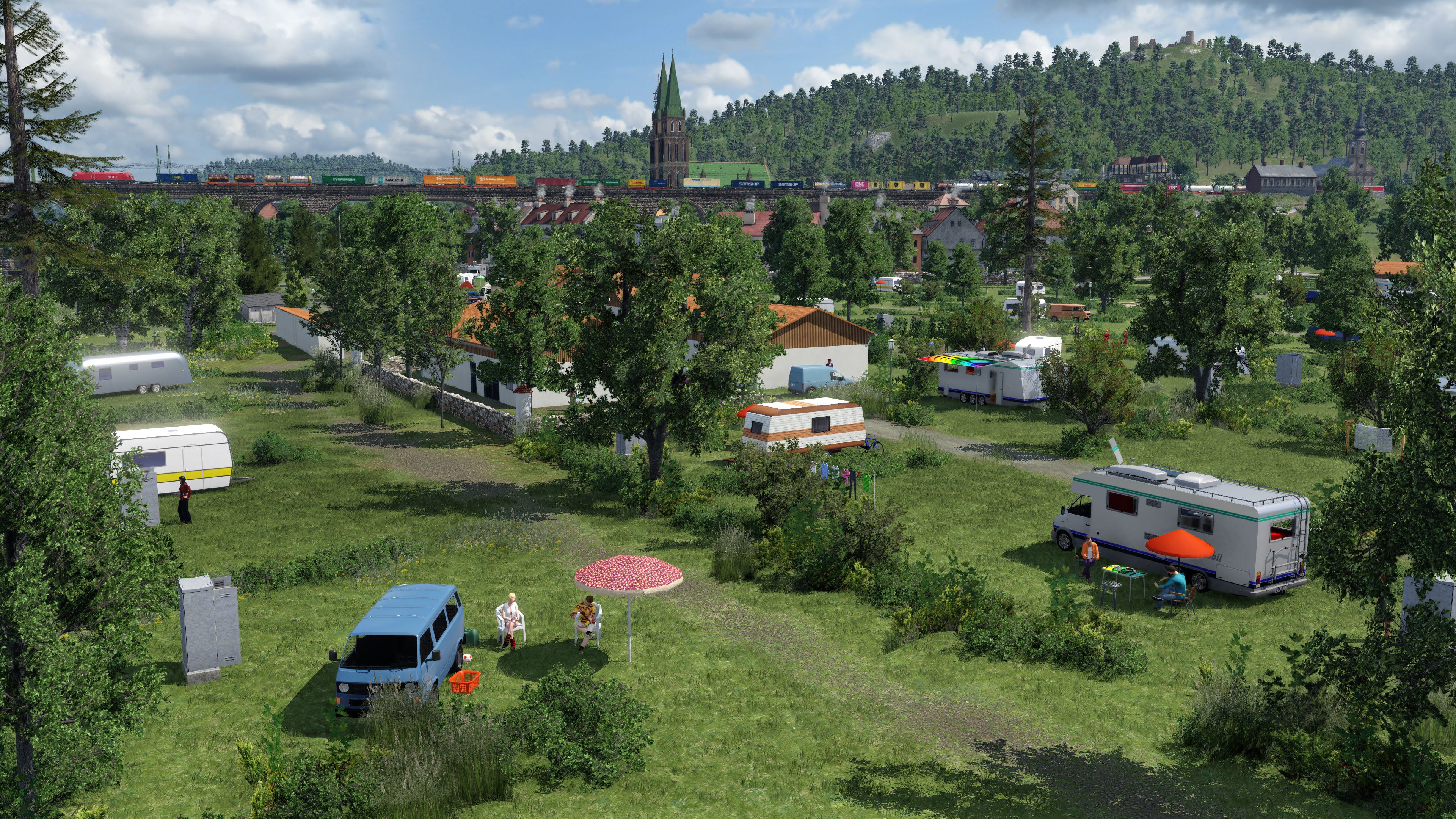Aussichtsreicher Campingspaß