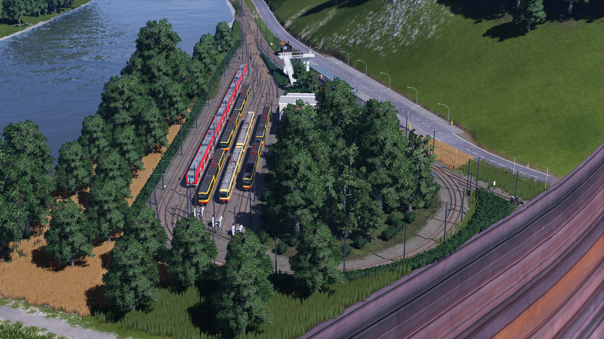 kleine S-Bahn Wendeanlage und Abstellung