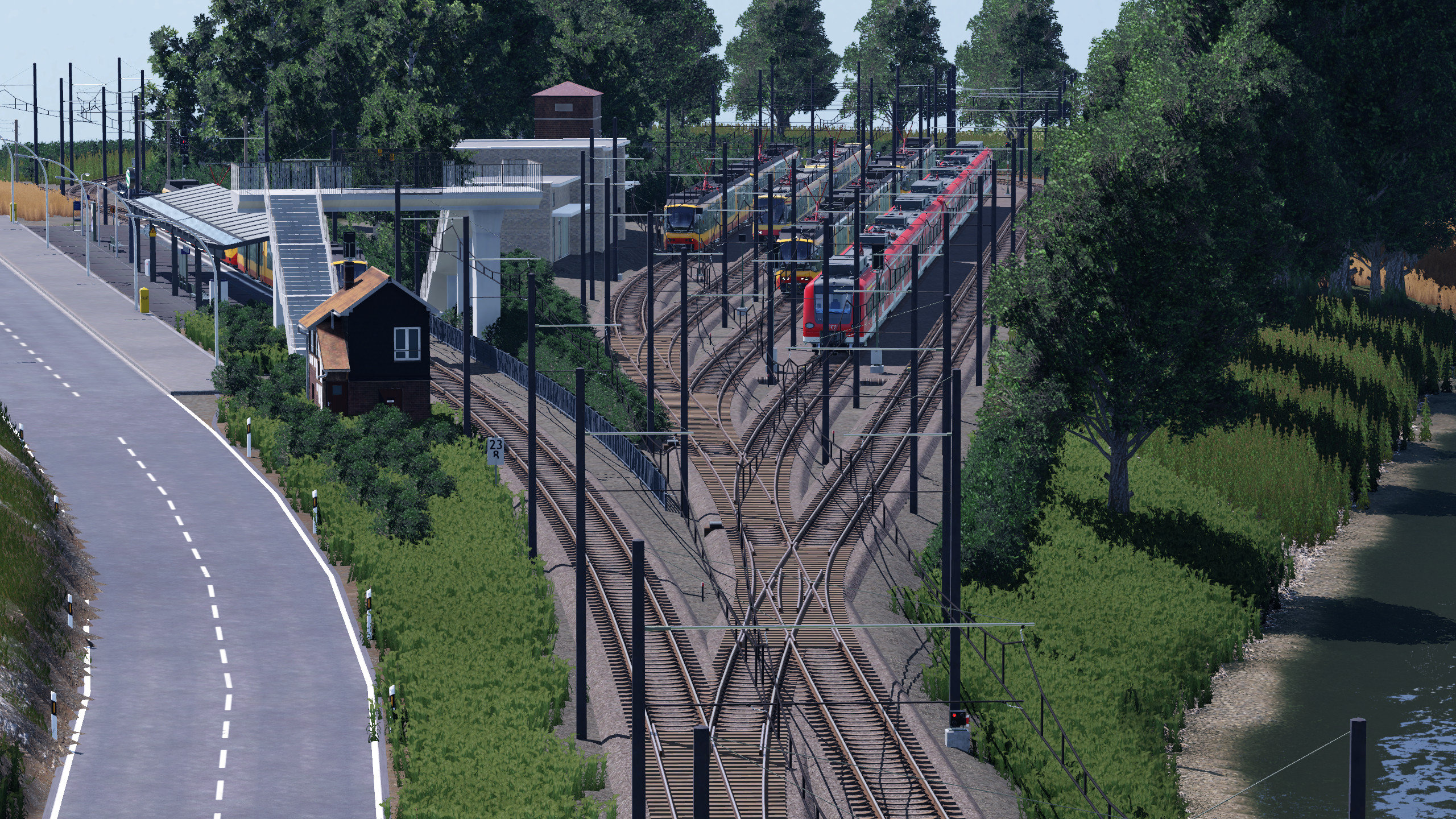 kleine S-Bahn Wendeanlage und Abstellung