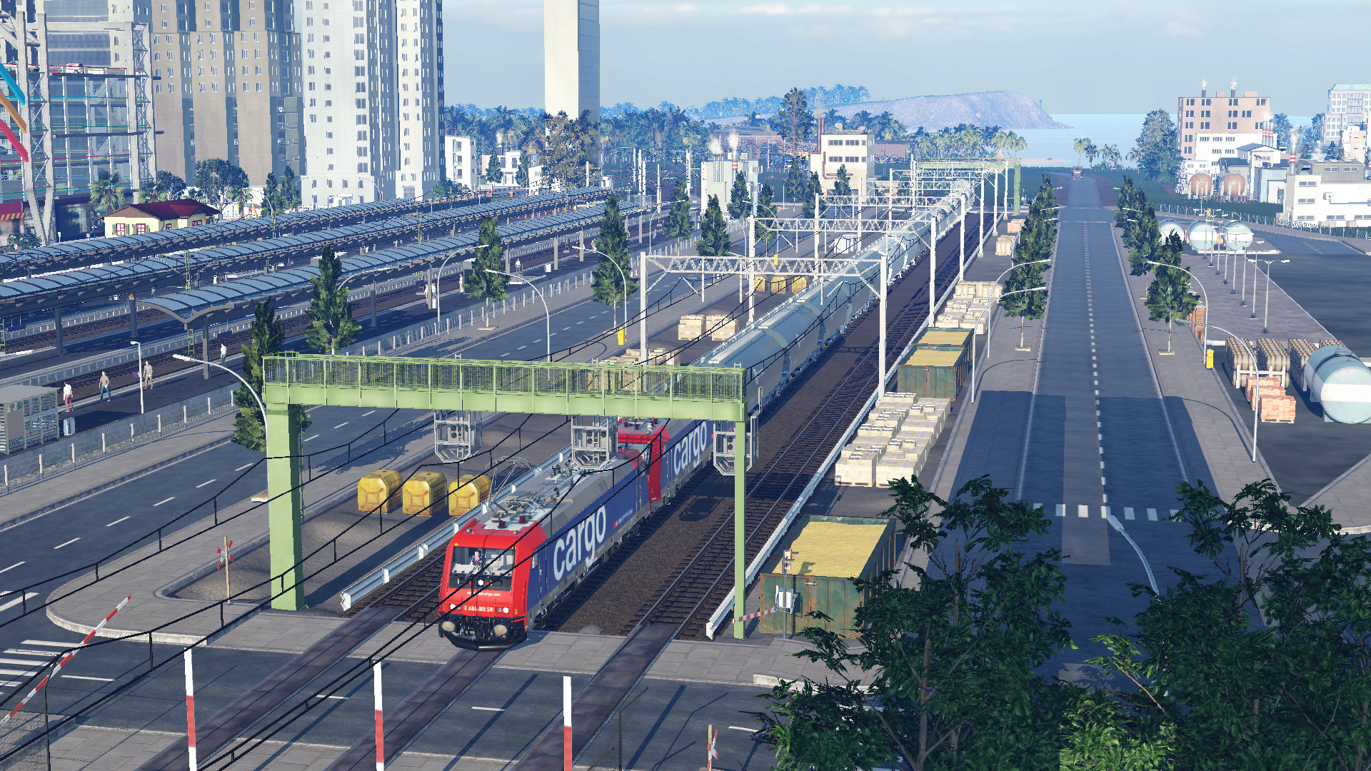 Über den Bahnübergang