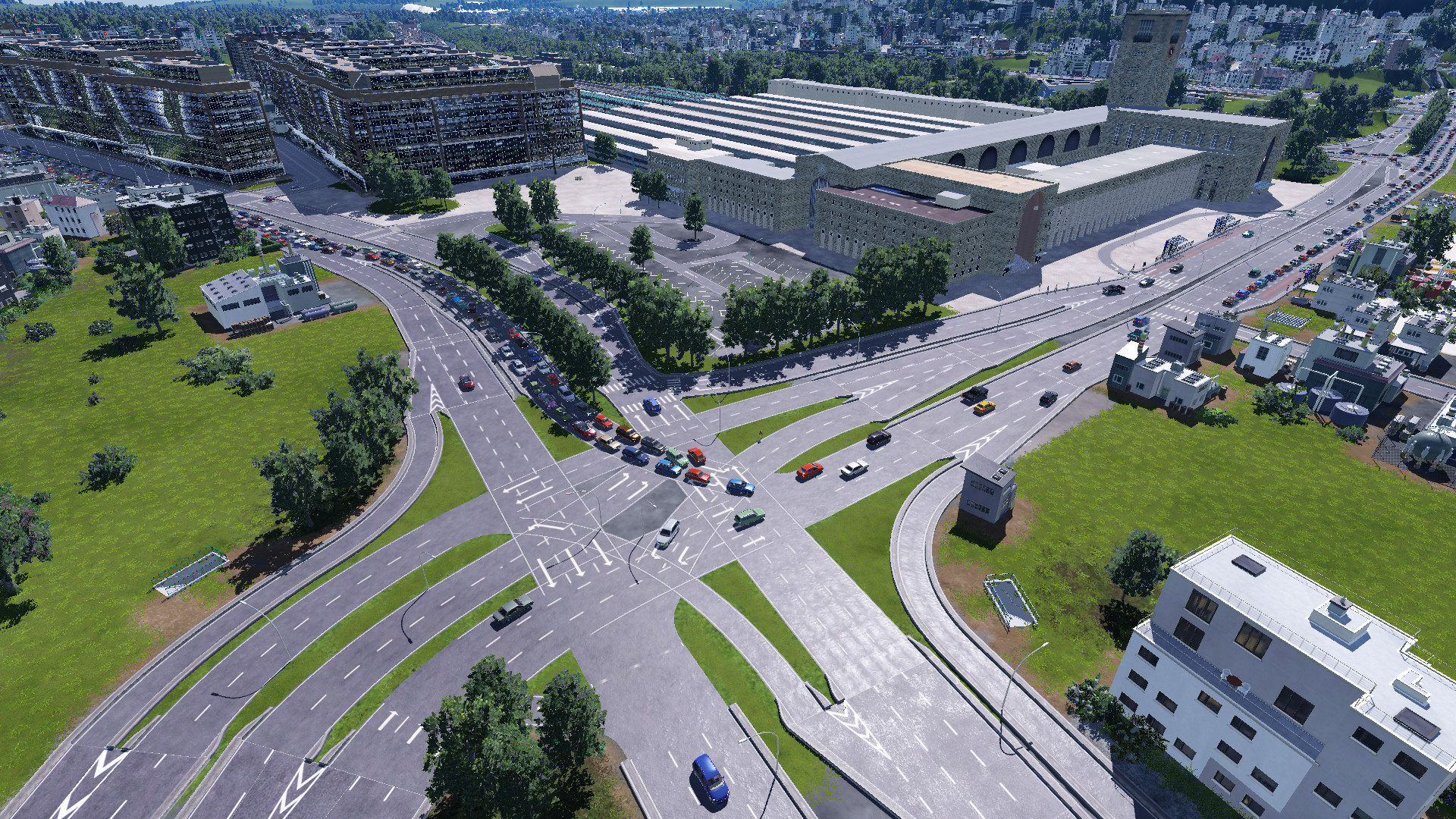 Hauptbahnhof Parkplatz & Kreuzung