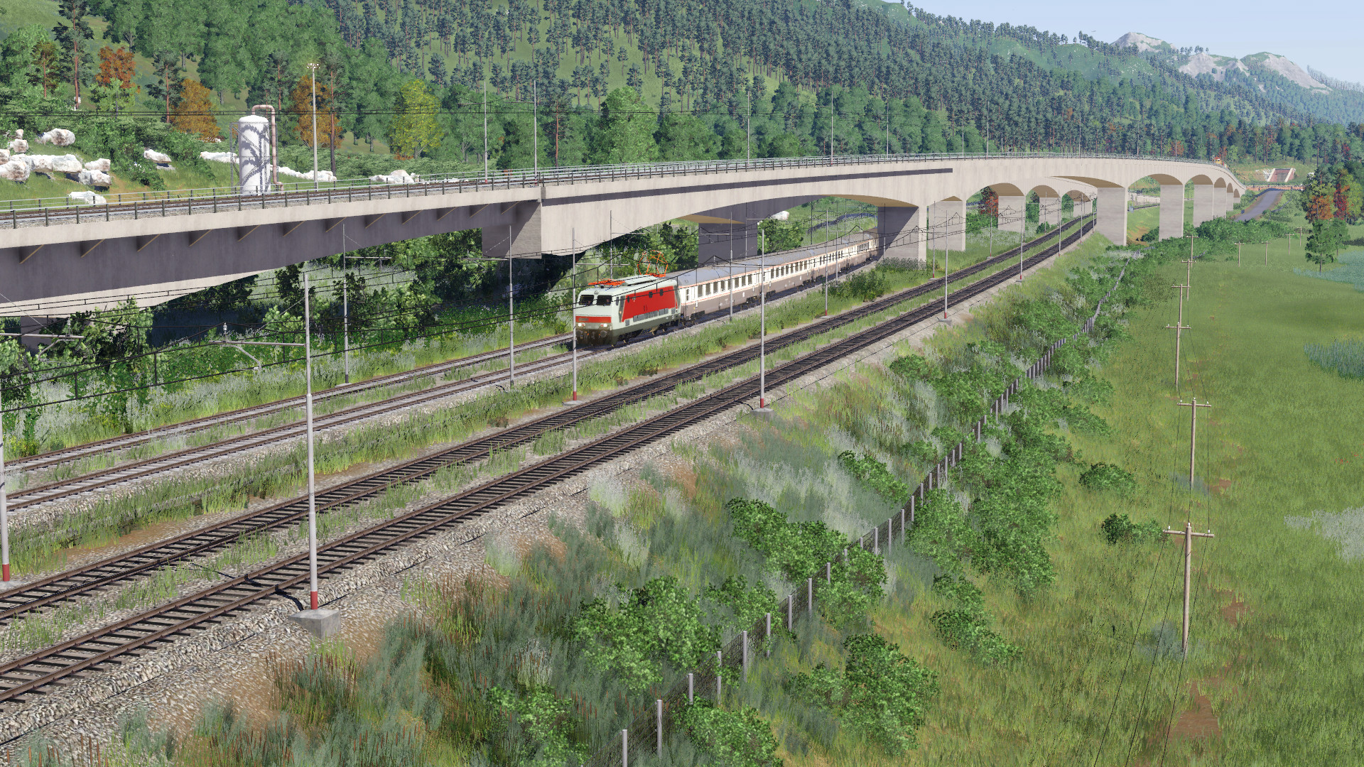 Another fast train on the mainline