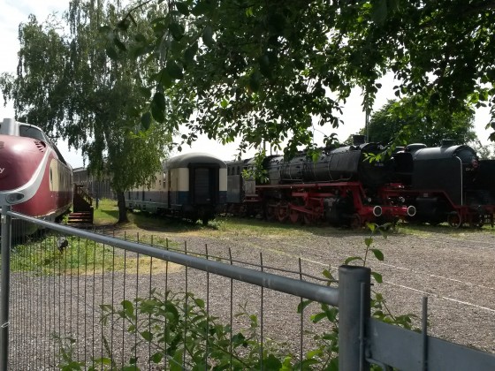 Im Bahnpark Augsburg