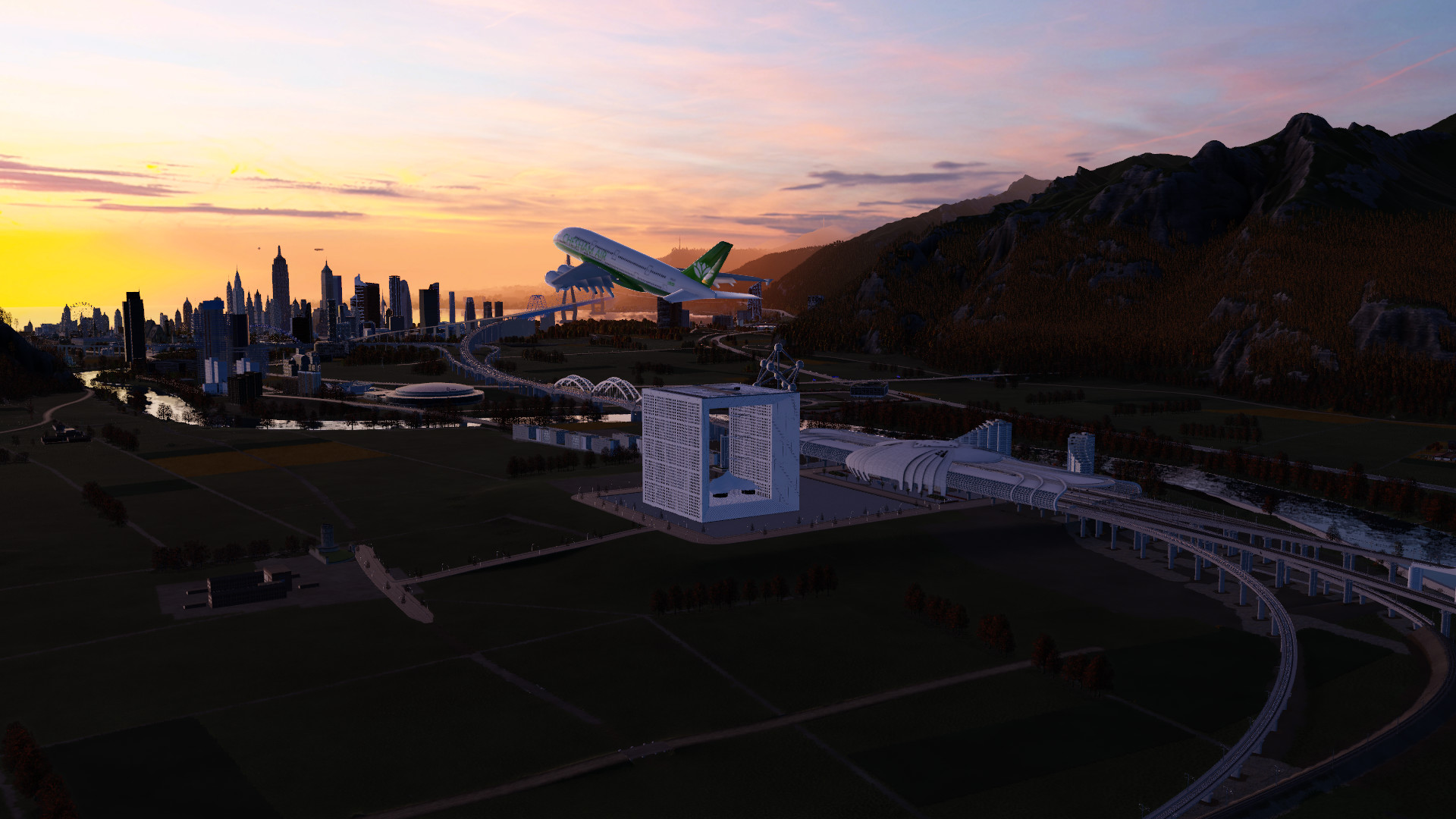 A 380 ist gestartet