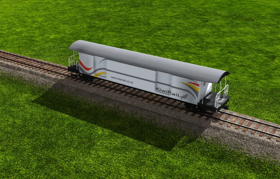 KiwiRail AKL Luggage car