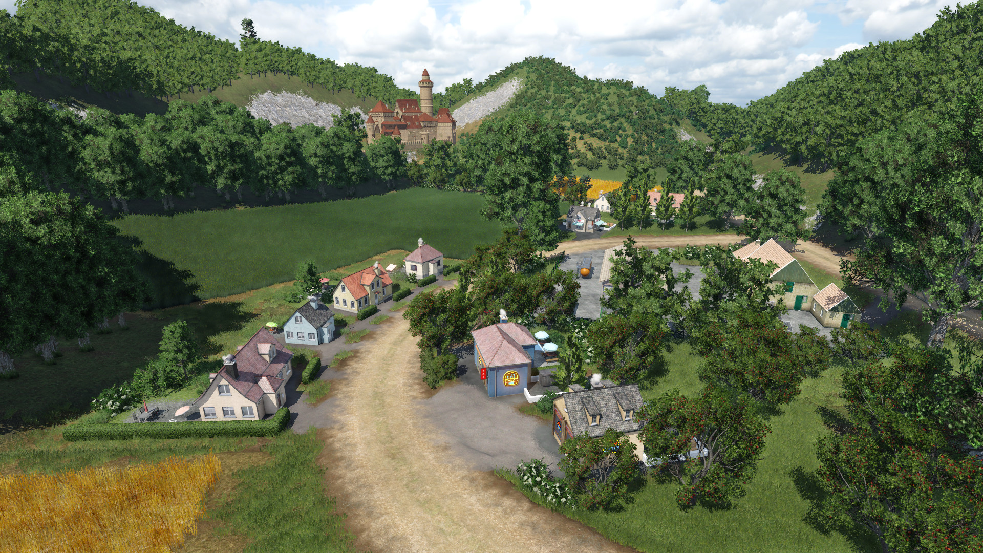 Blick auf die Grefenburg - von Altstetten aus