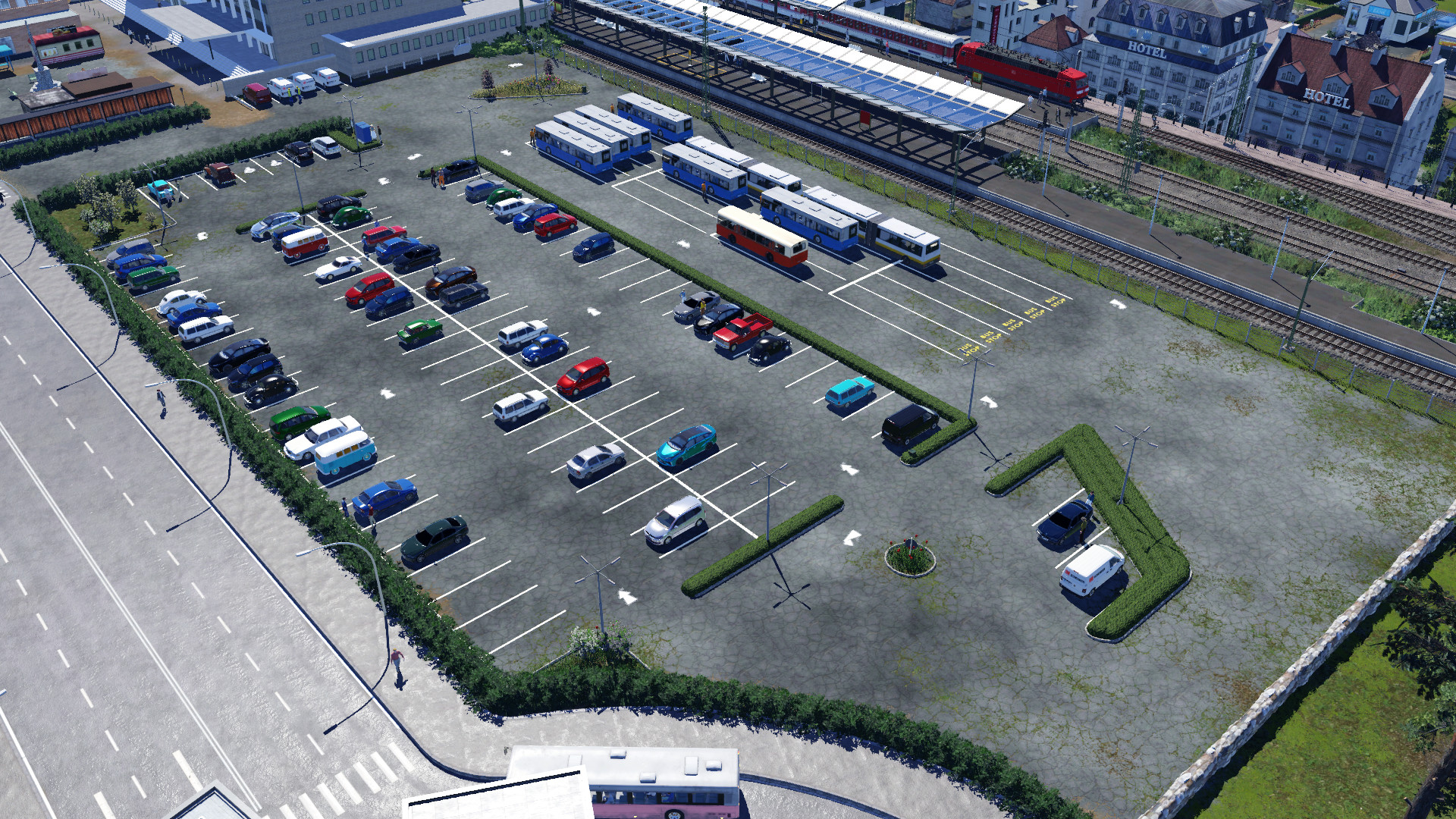 Parkplatz am Bahnhof