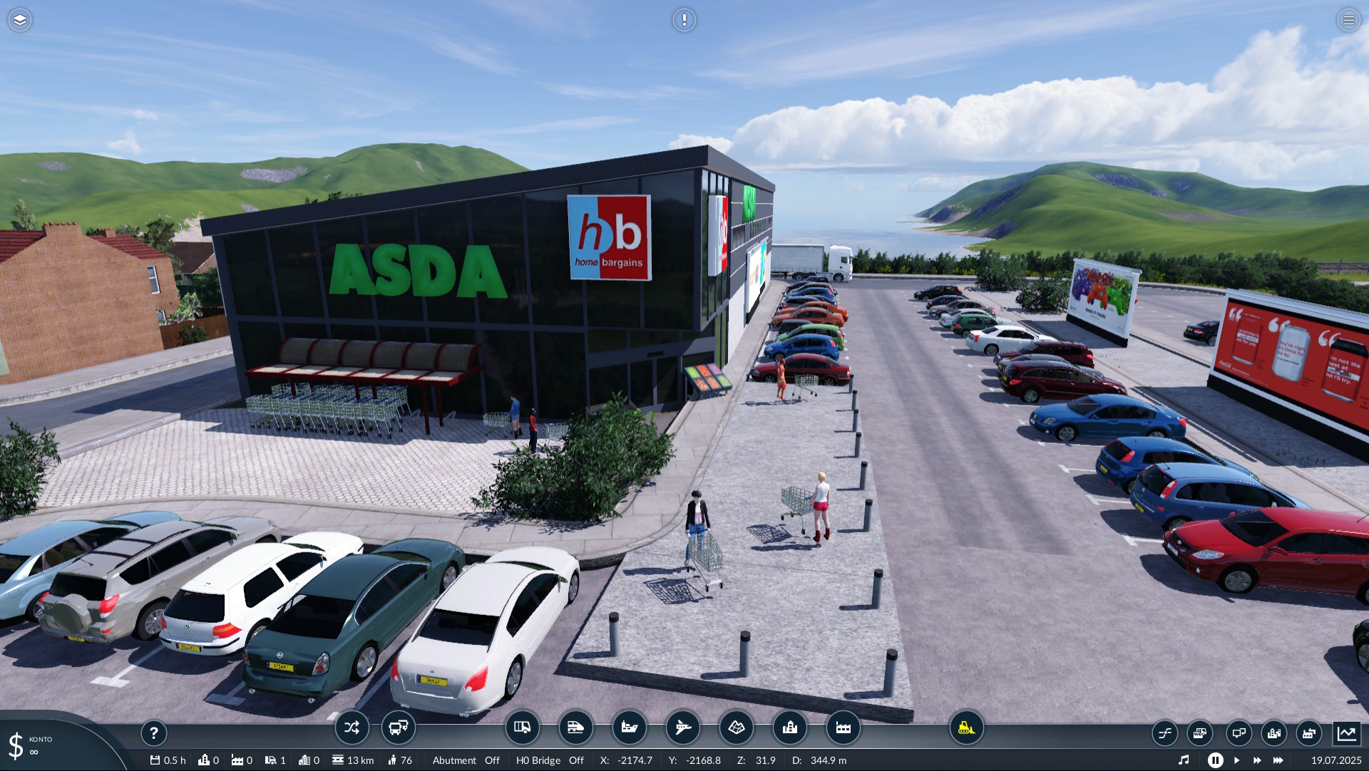 Einkaufen mit Aussicht / Shopping with a view