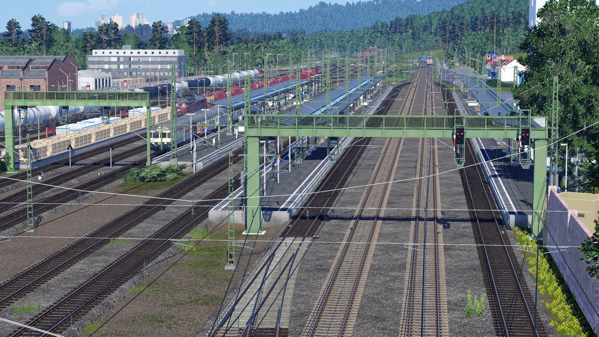 Bahnhofsidylle oder so