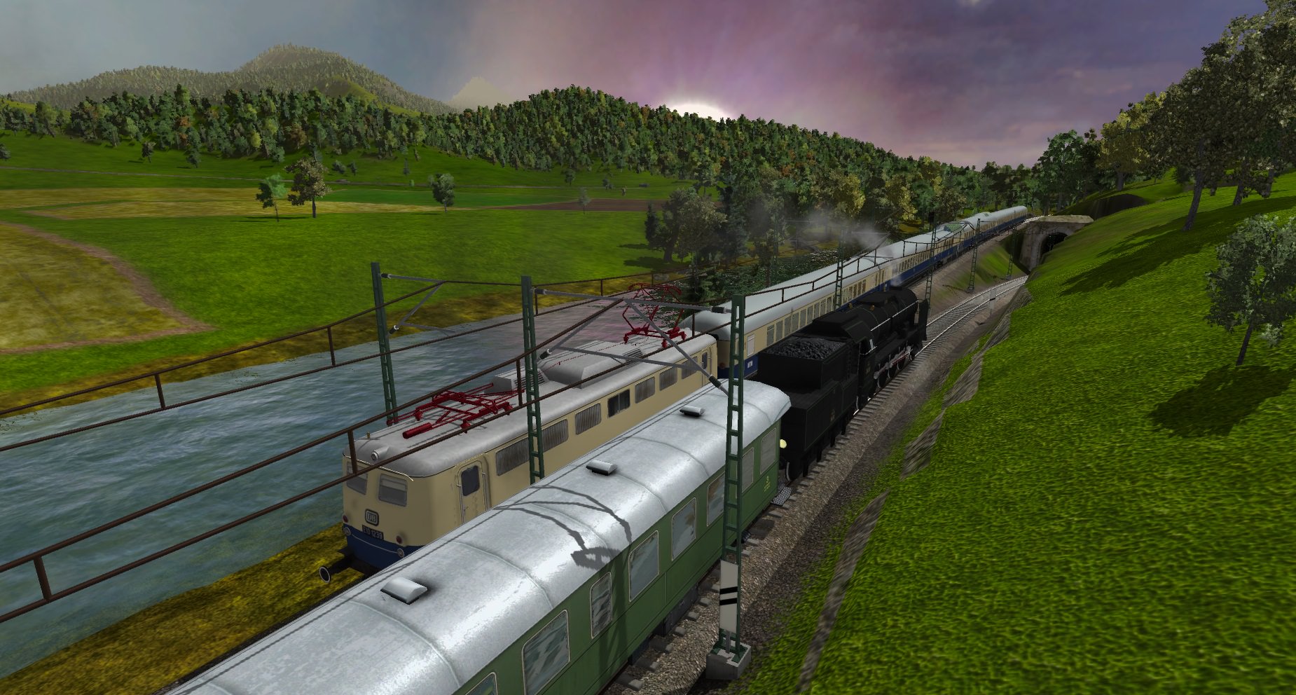 Unterwegs mit dem Rheingold