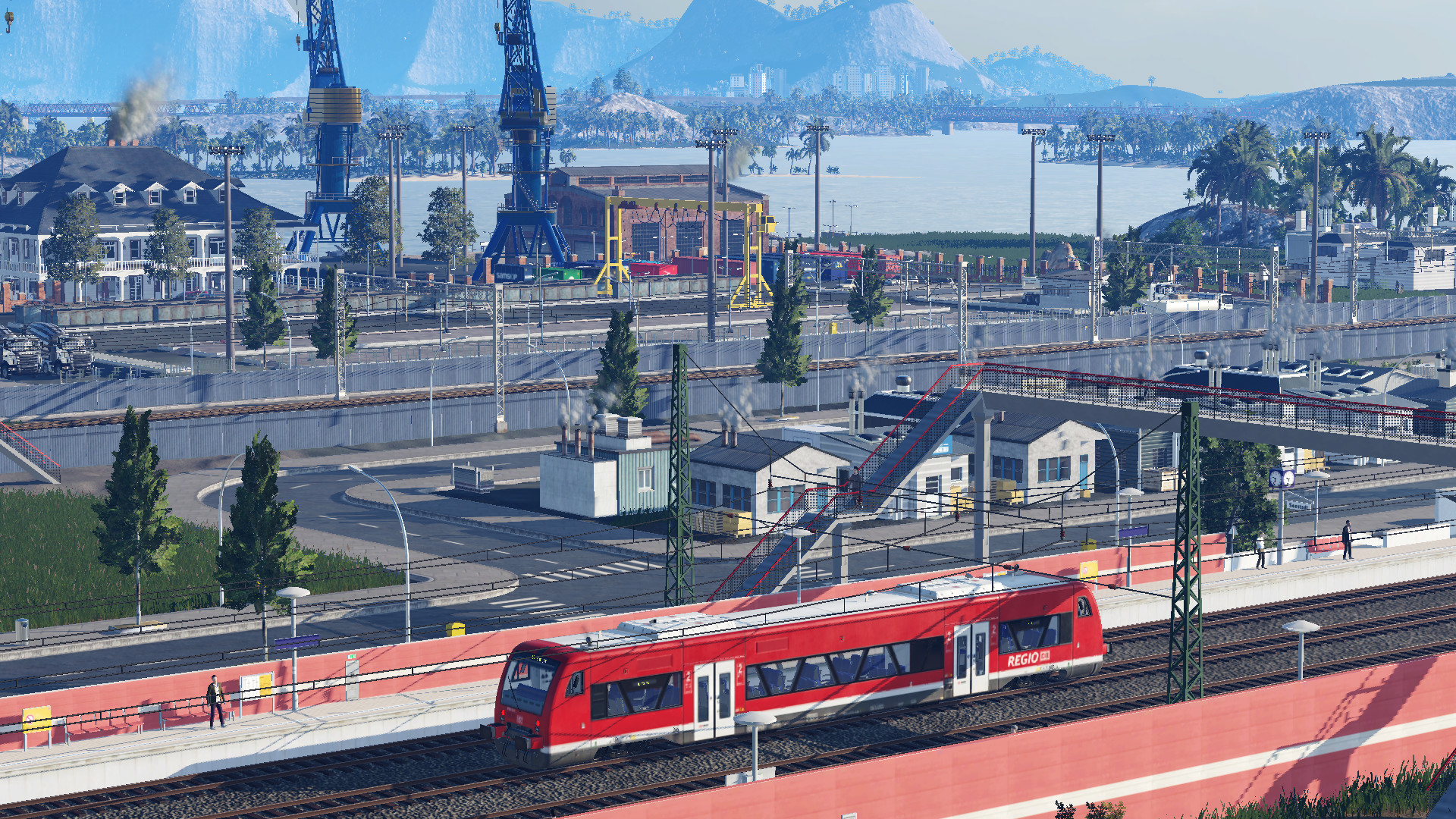 Blick in Richtung Hafen