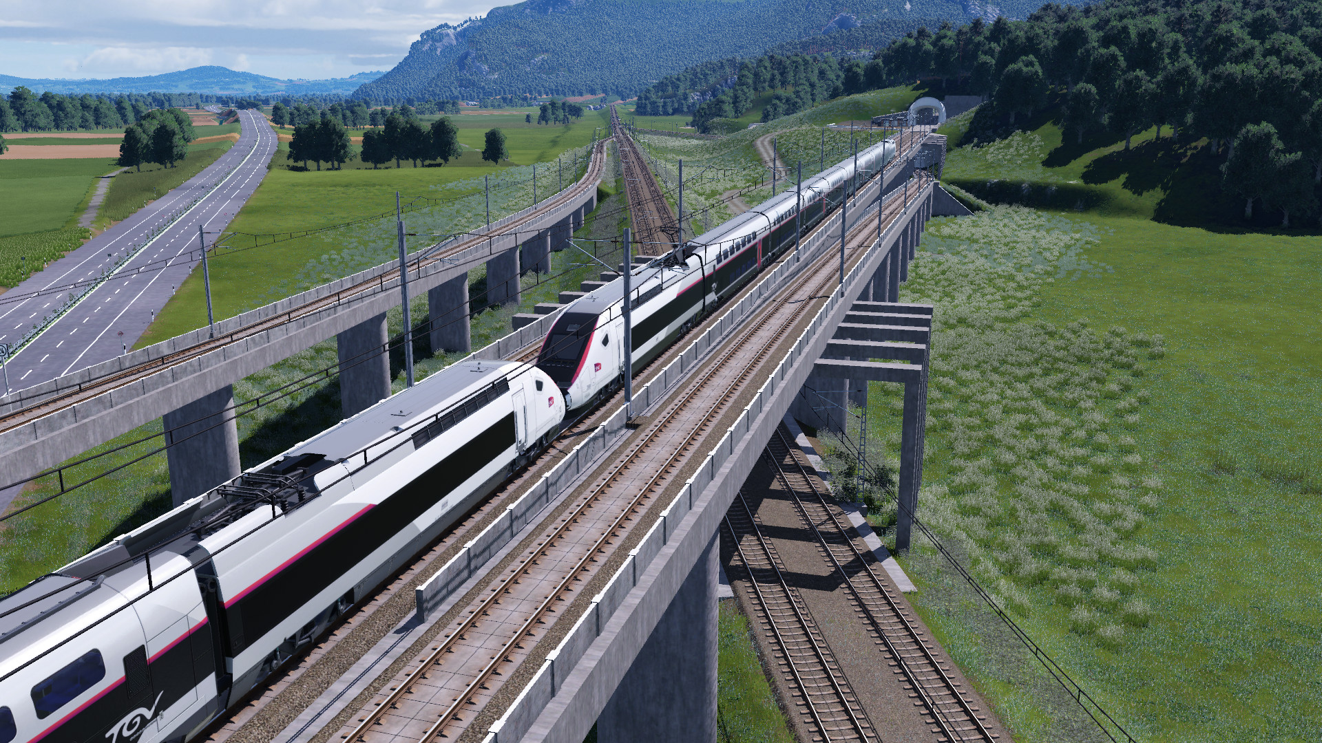 TGV auf der SFS