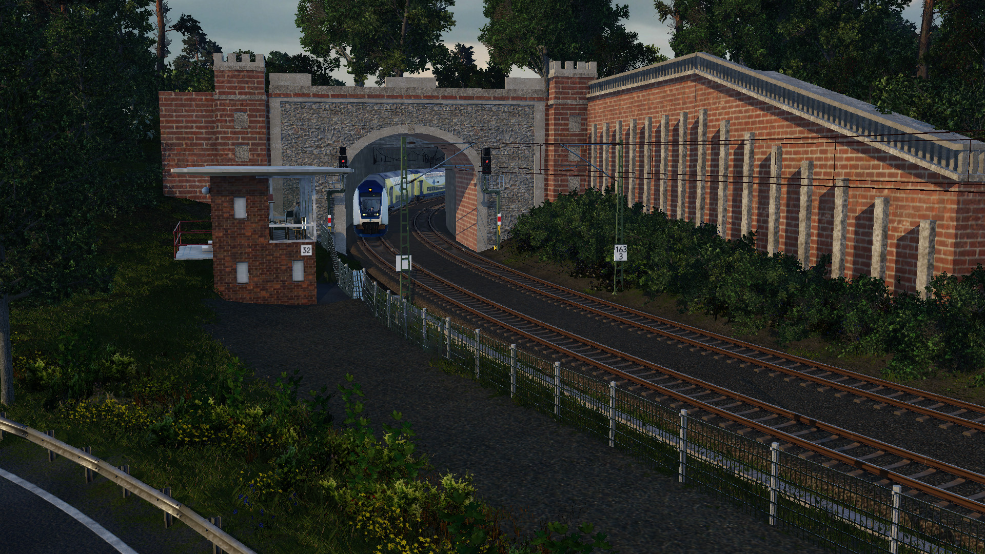 Trainspotting am Tunnelportal