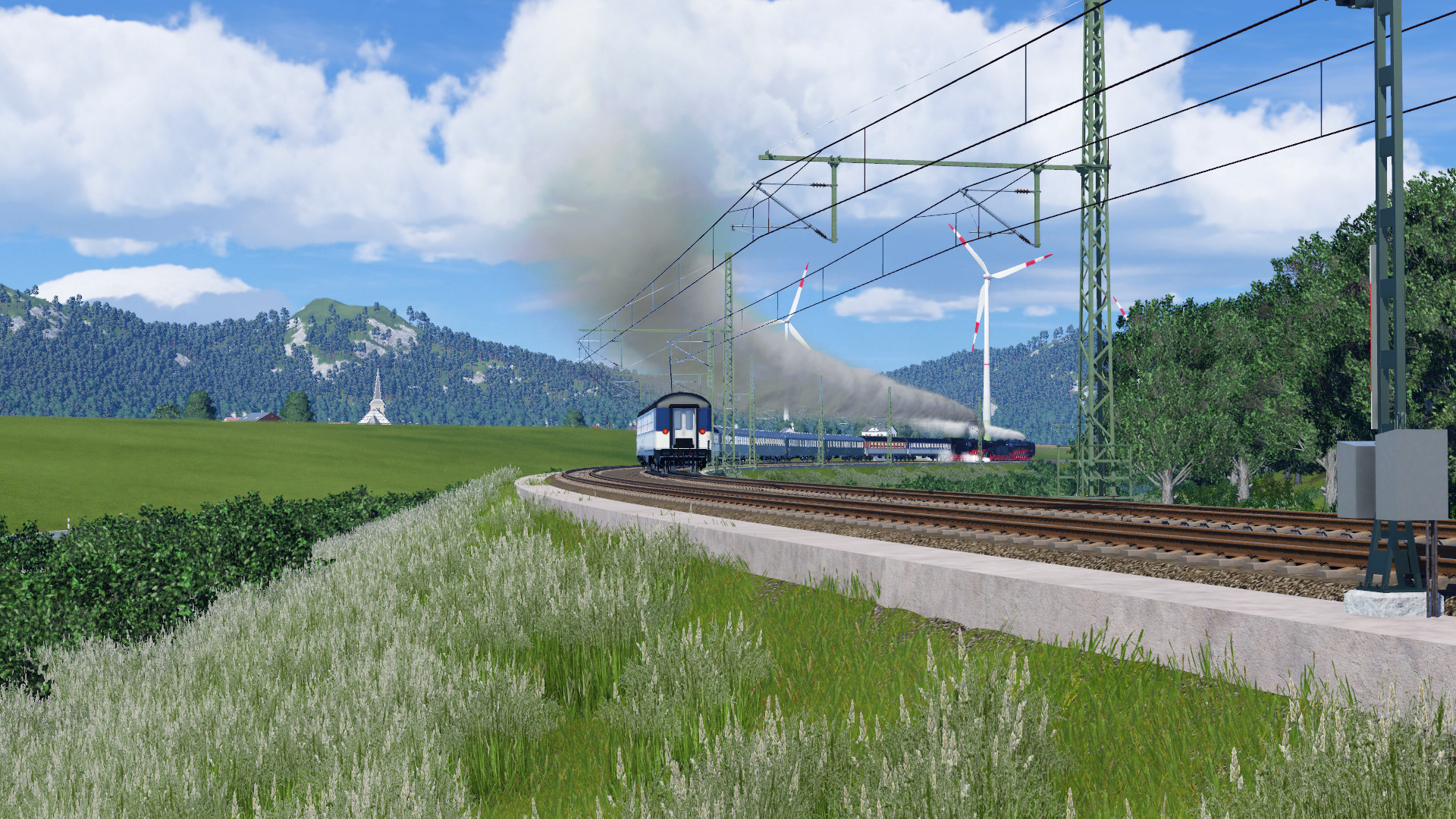 Doppeltraktion aus 01 und 01.10 im Macherbachtal