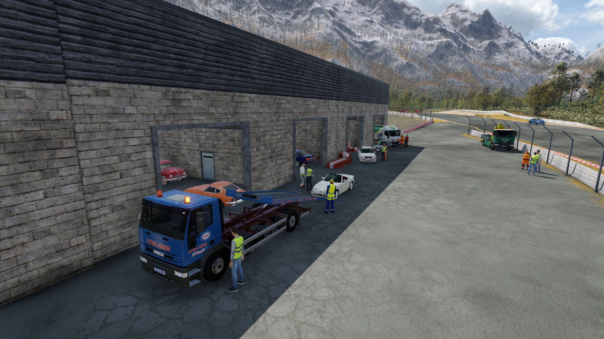 El primer intento de hacer un circuito realista y funcional en Transport Fever 2 (Foto 2)
