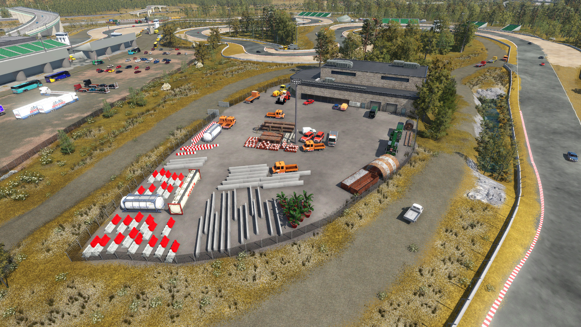 El primer intento de hacer un circuito realista y funcional en Transport Fever 2 (Foto 5)