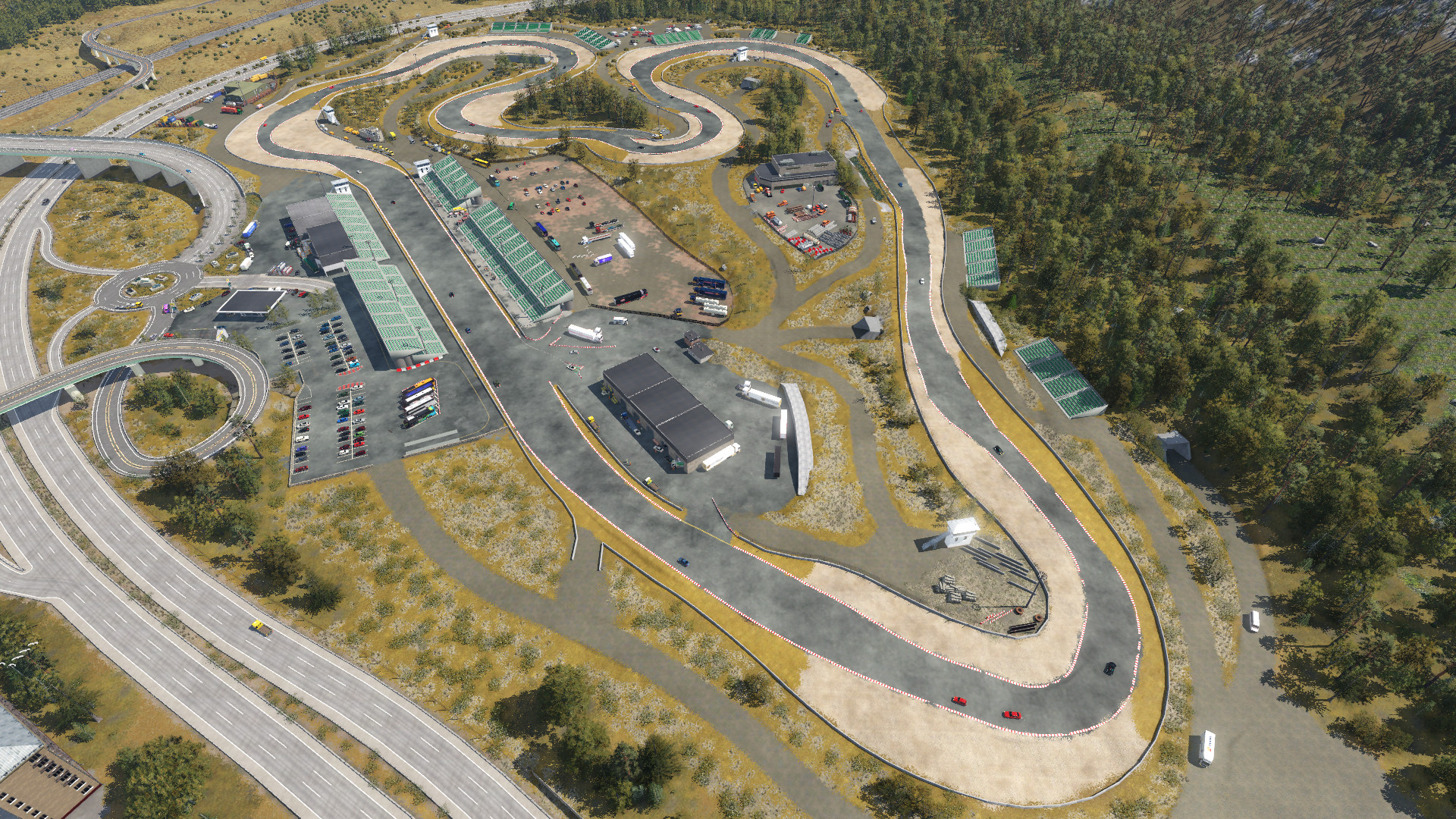 El primer intento de hacer un circuito realista y funcional en Transport Fever 2 (Foto 9)