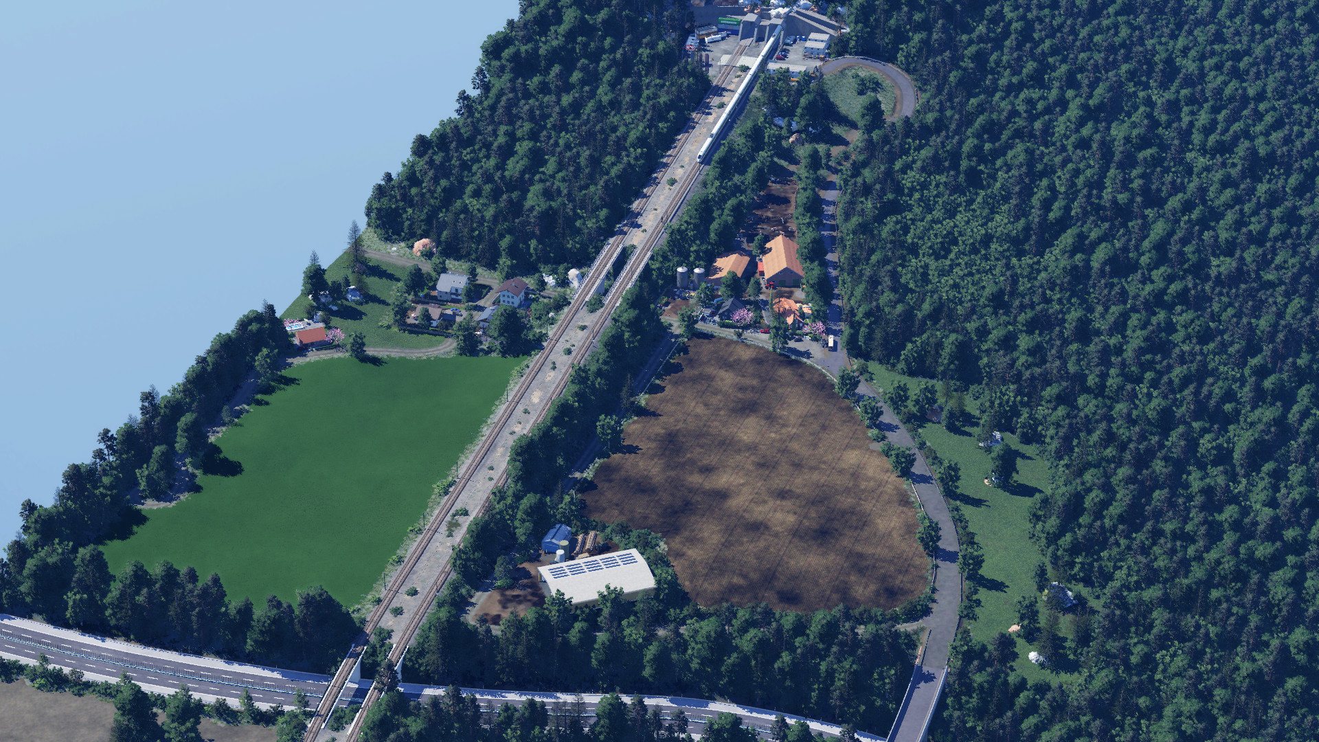 Letzte Arbeiten am Tunnel