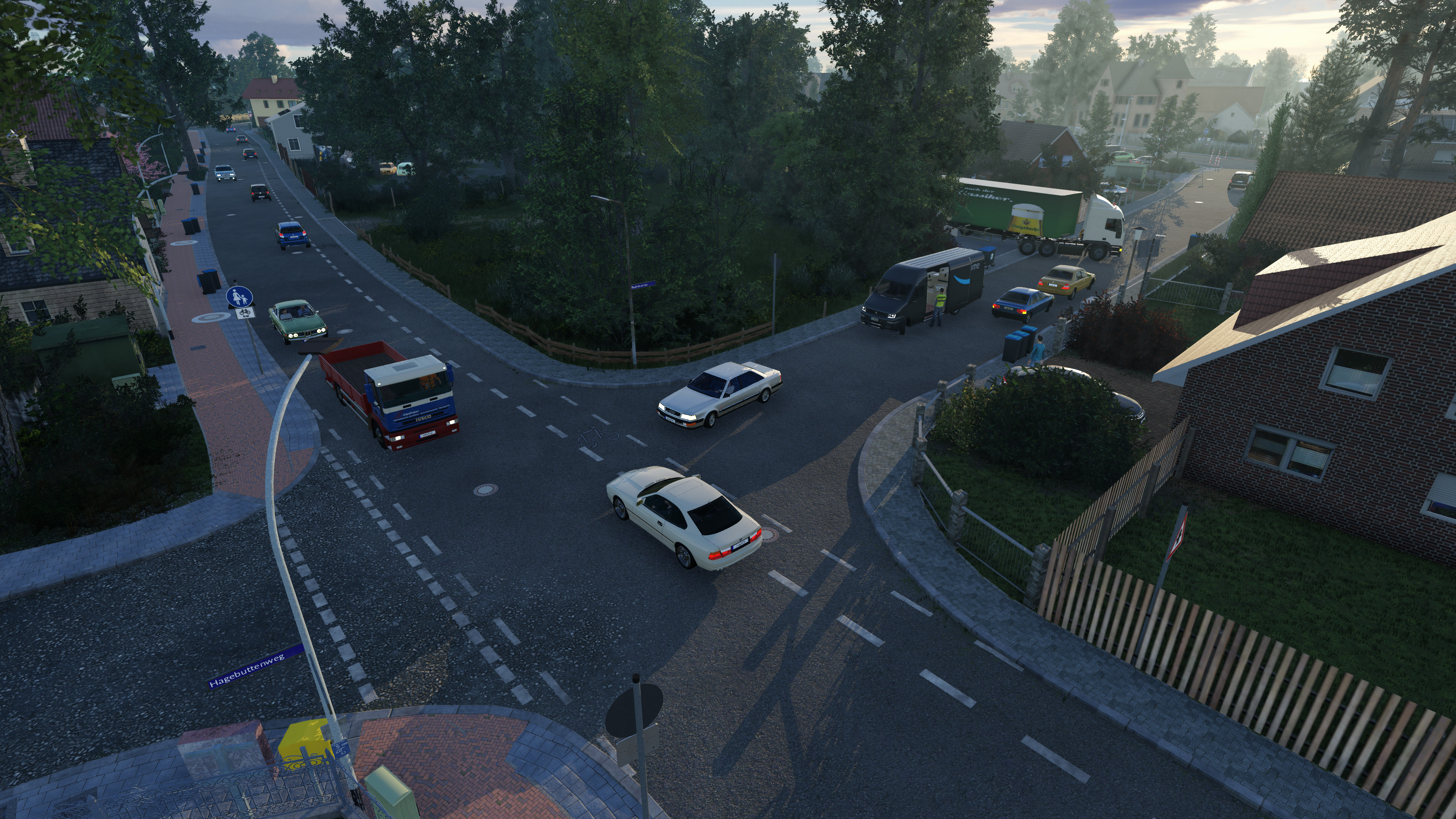 Die Mühlenstraße...