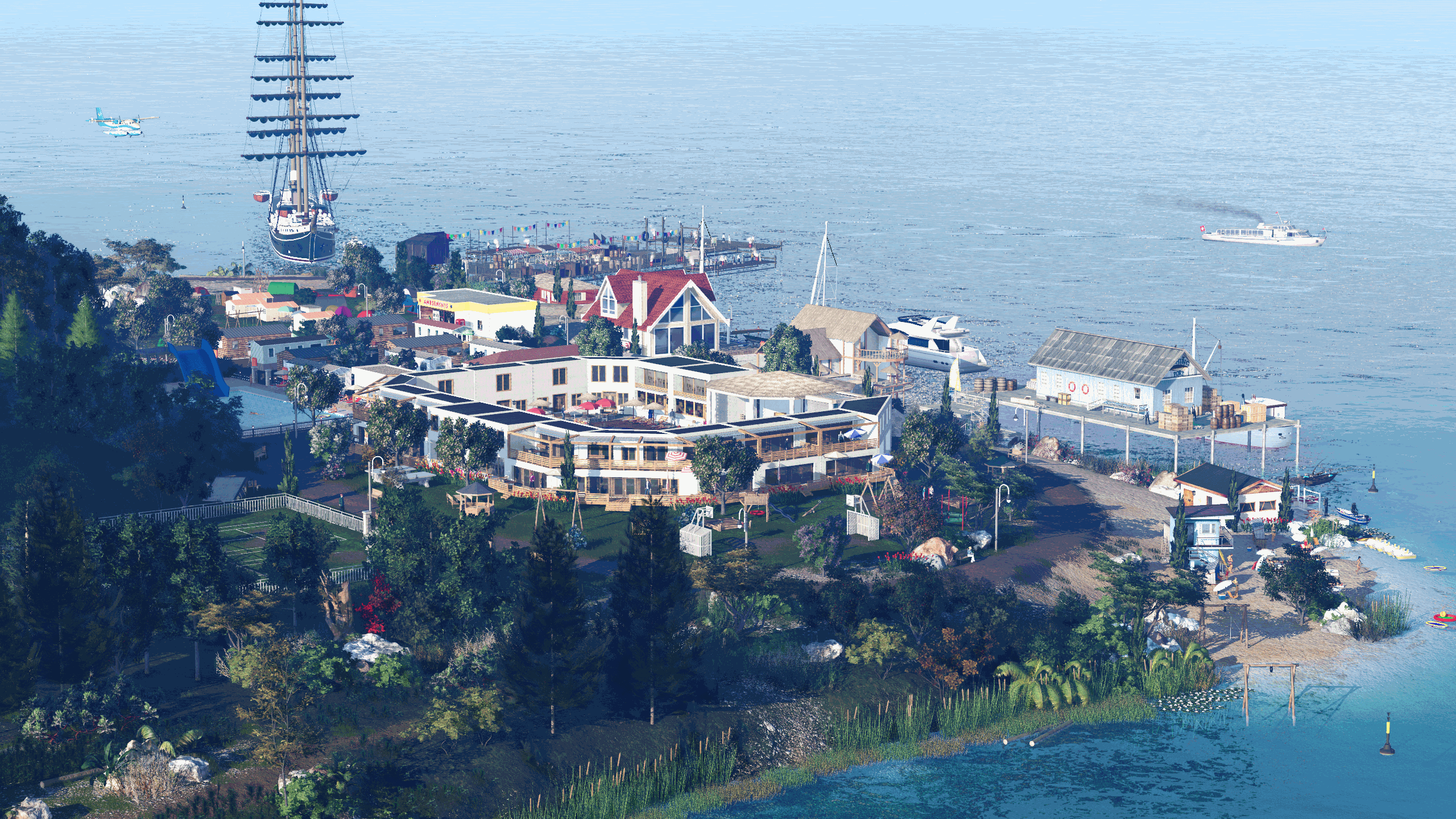 Island resort near Rothwather year 1965