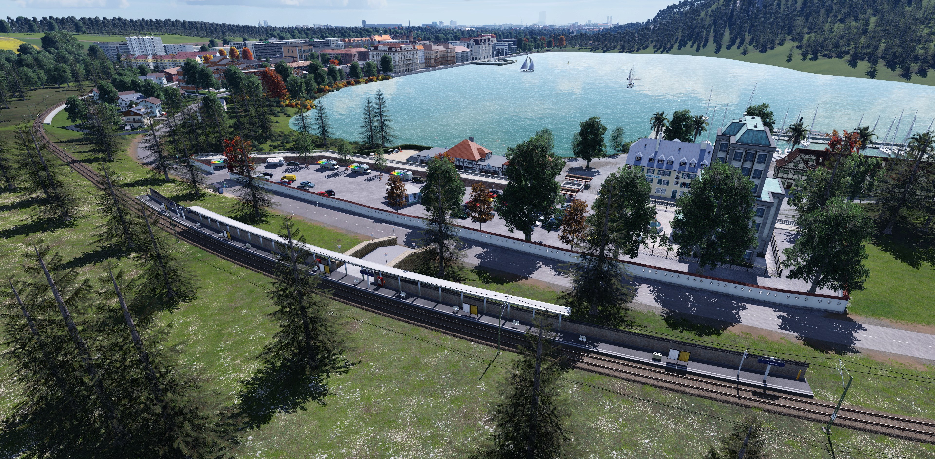 S-Bahn Endbahnhof fiktives Tutzing 4