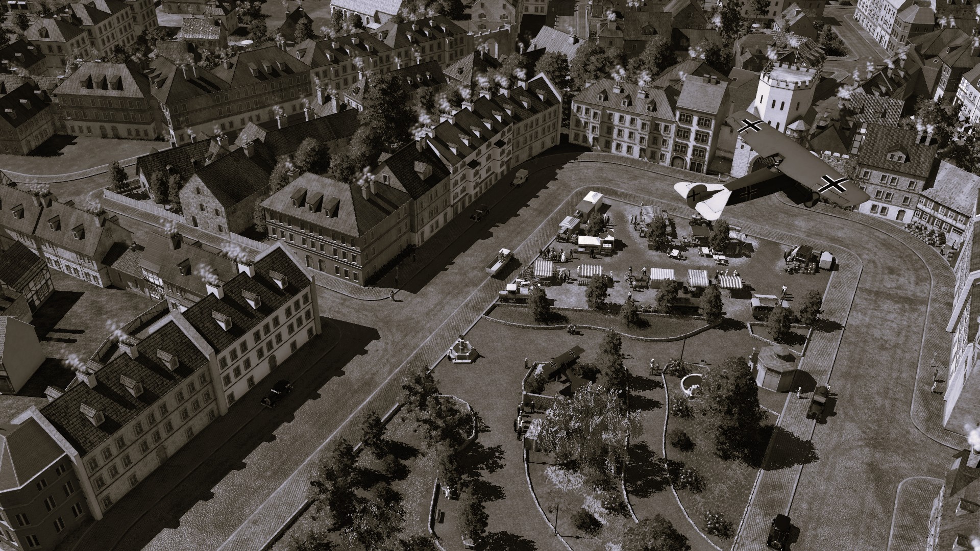 Überflug Marktplatz