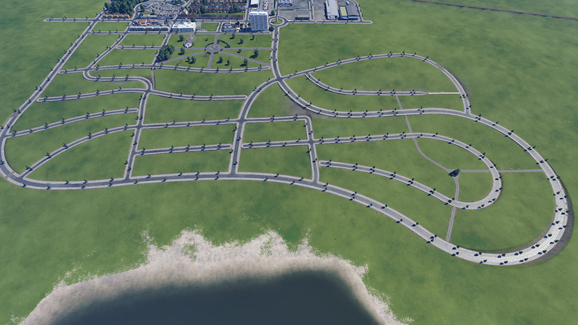 future suburban area