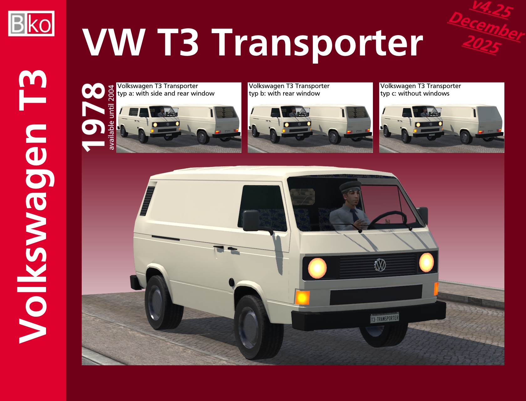 Volkswagen T3 Base mod v4.25