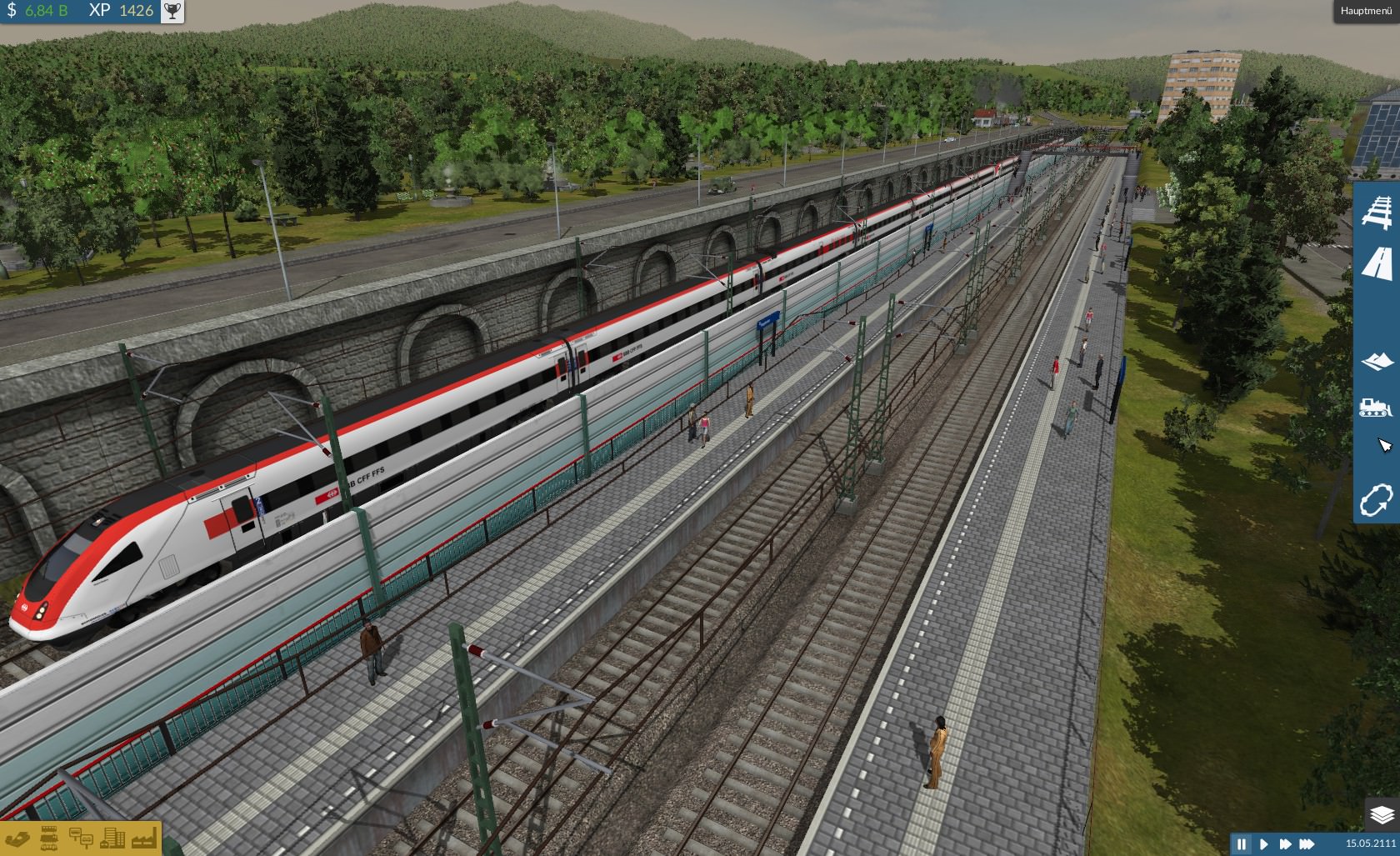 Durchfahrt des ICN