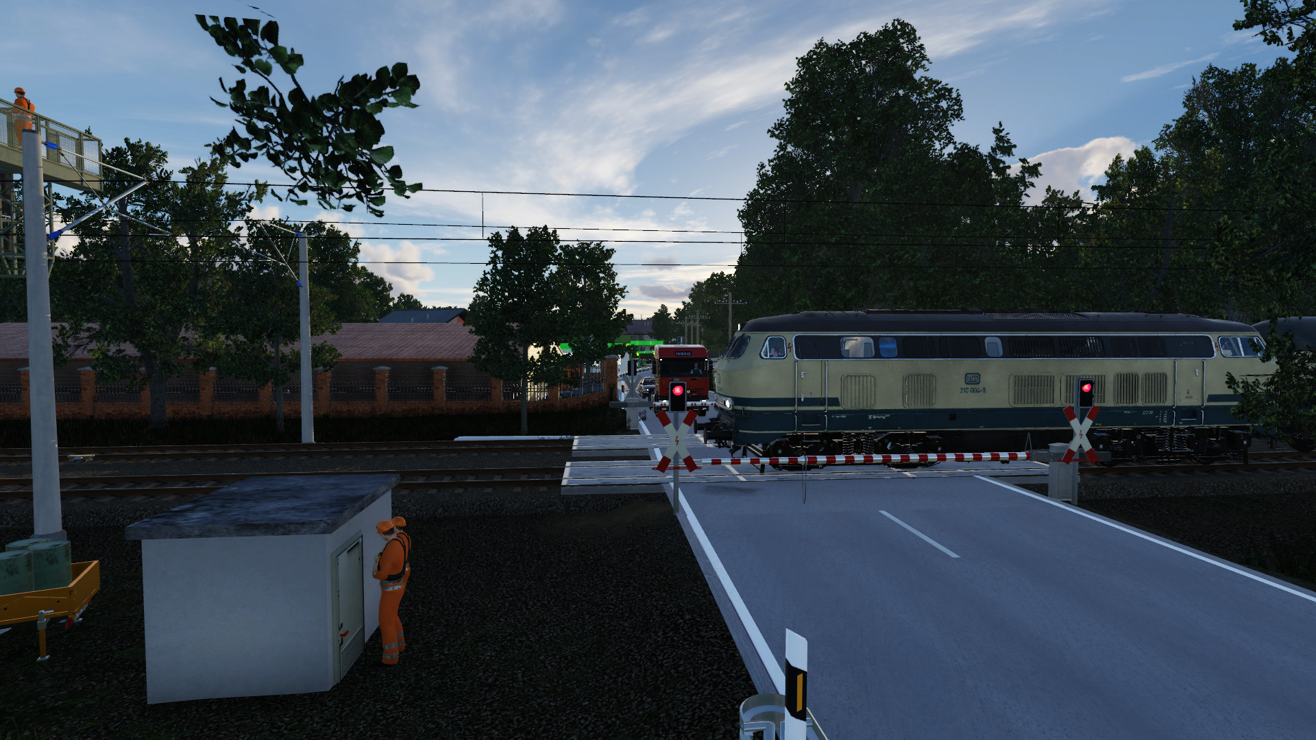 Alter Intercity auf der Durchfahrt
